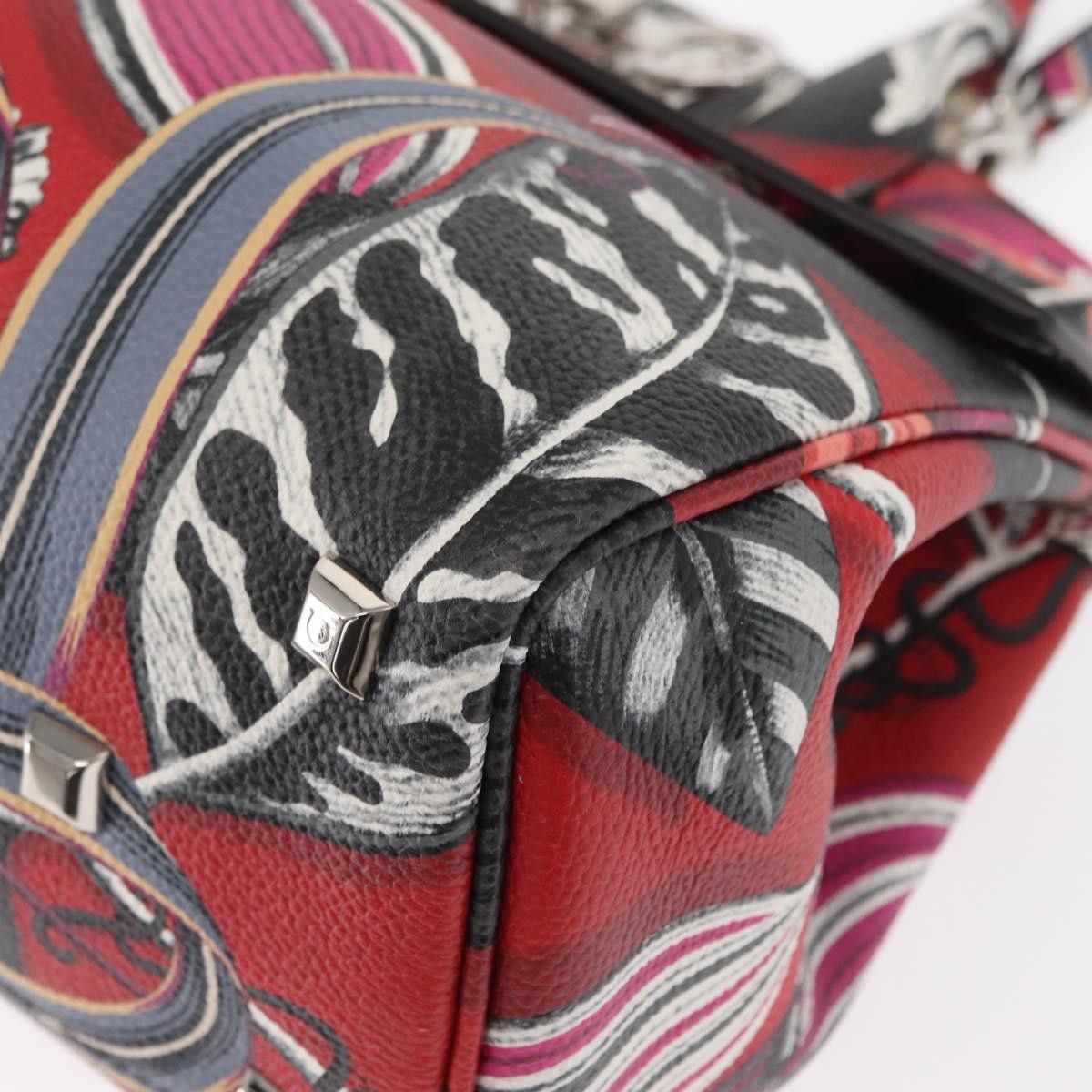Salvatore Ferragamo Salvatore Ferragamo Studio Satchel Printed Leather Size ONE SIZE - 9 Thumbnail