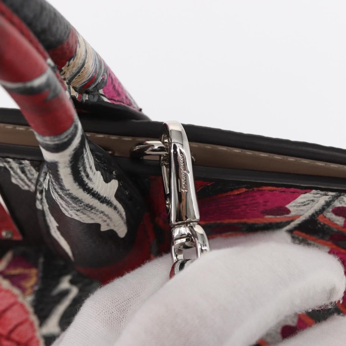 Salvatore Ferragamo Salvatore Ferragamo Studio Satchel Printed Leather Size ONE SIZE - 19 Thumbnail