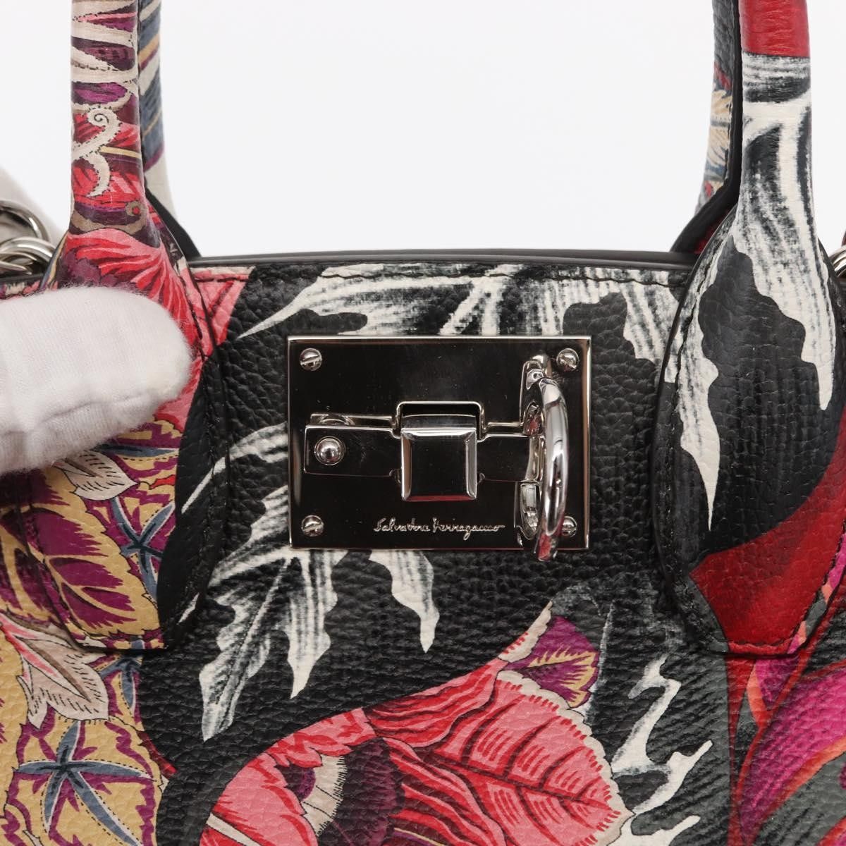 Salvatore Ferragamo Salvatore Ferragamo Studio Satchel Printed Leather Size ONE SIZE - 20 Thumbnail
