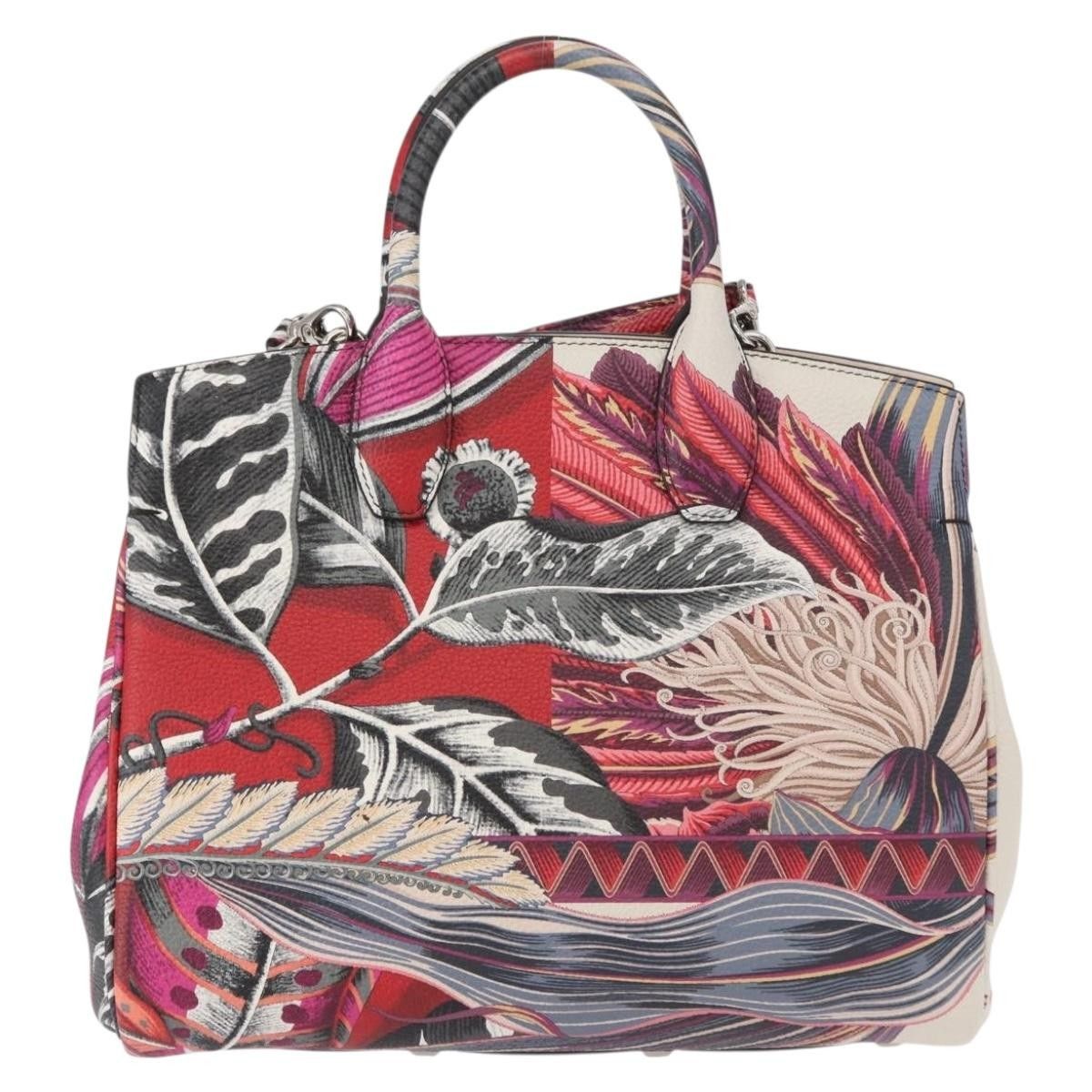Salvatore Ferragamo Salvatore Ferragamo Studio Satchel Printed Leather Size ONE SIZE - 2 Thumbnail