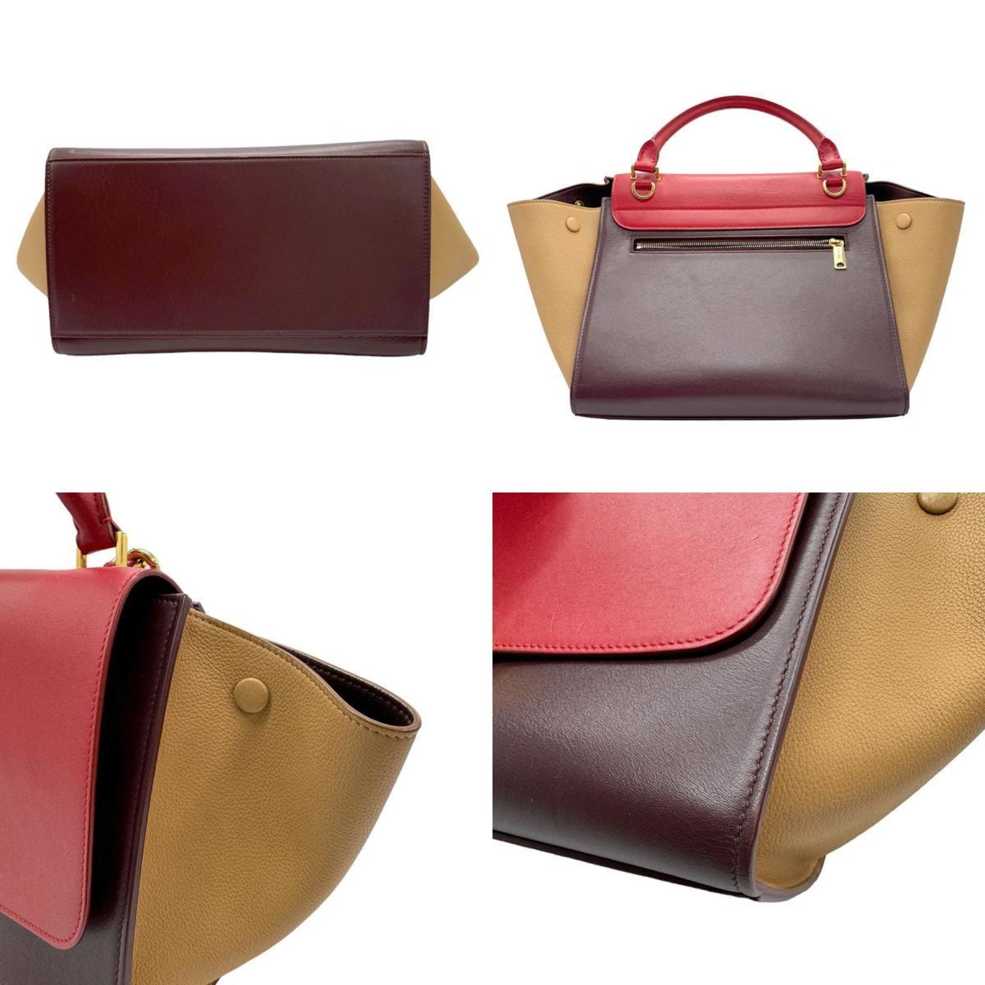 Celine Celine Tricolor Trapeze Bag Leather Size ONE SIZE - 2 Thumbnail