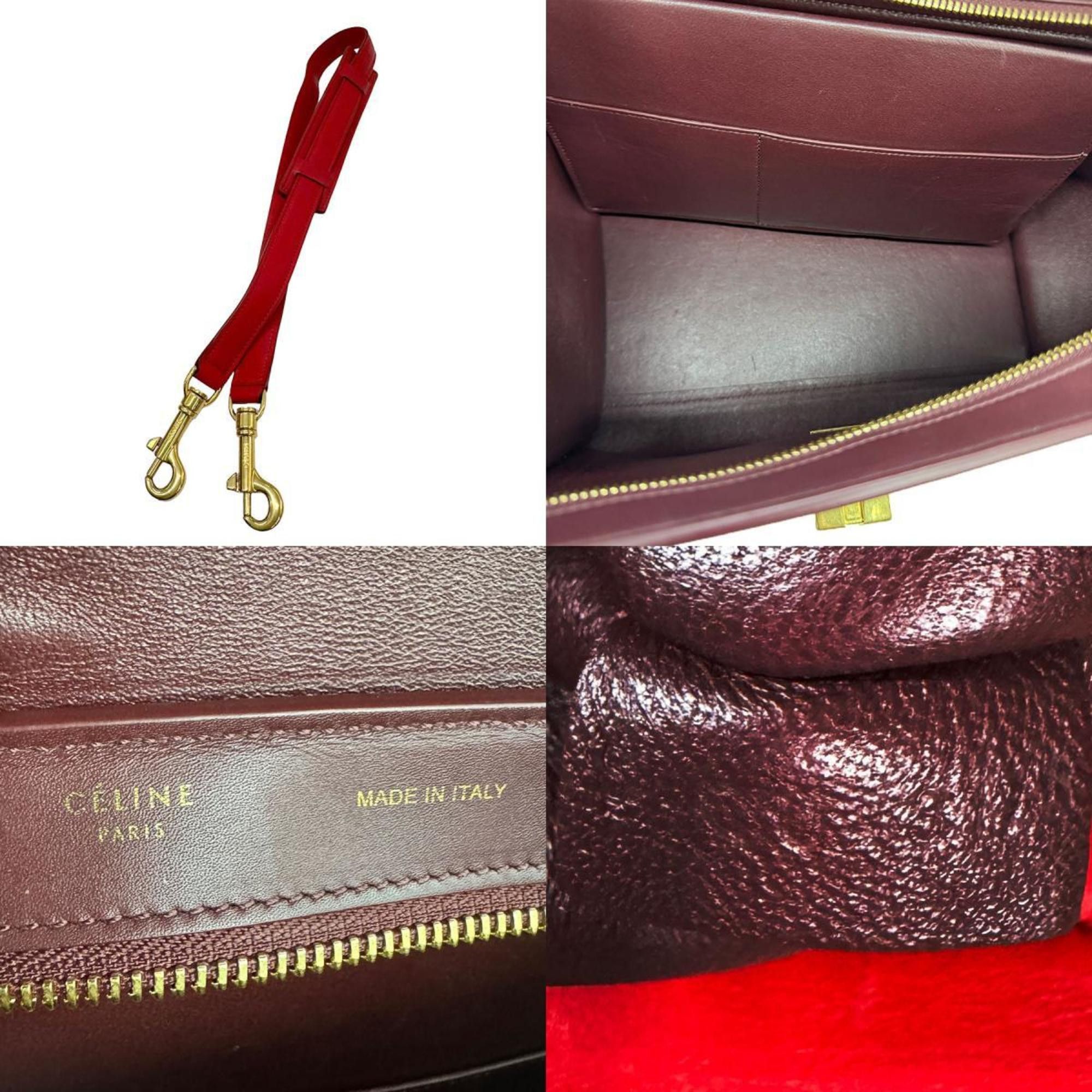 Celine Celine Tricolor Trapeze Bag Leather Size ONE SIZE - 4 Thumbnail