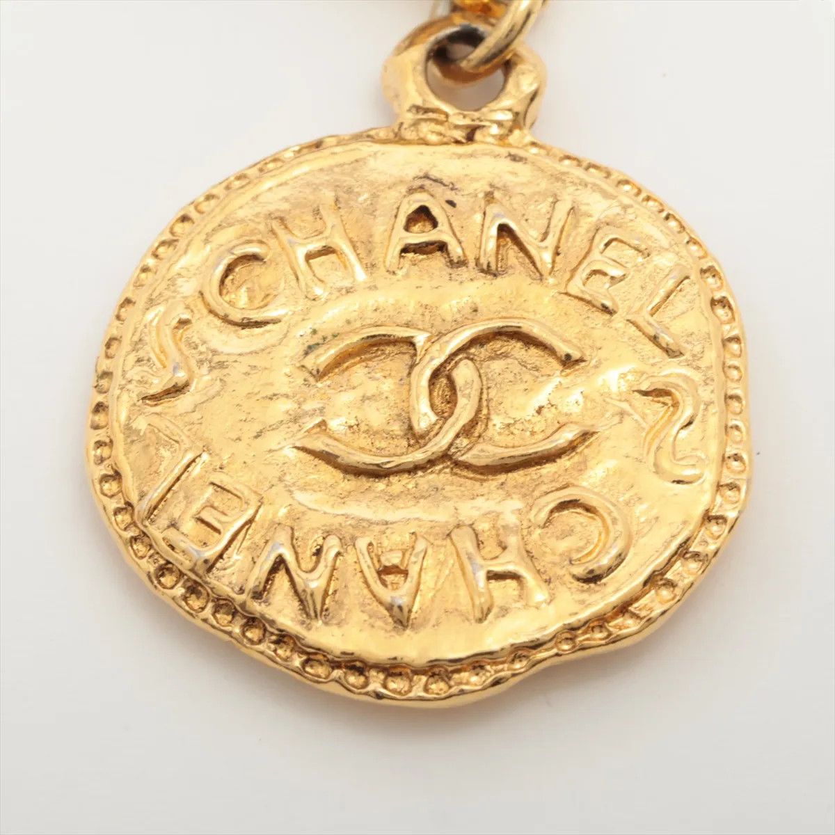 Chanel Chanel Vintage CC Dangle Earrings Metal with Crystals Size ONE SIZE - 4 Thumbnail