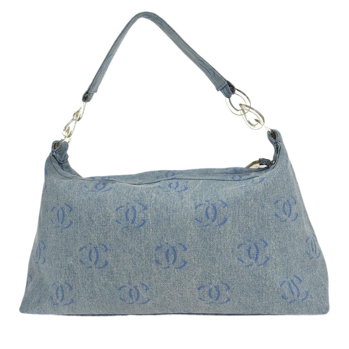 Chanel Chanel Vintage CC Shoulder Bag Denim Size ONE SIZE - 2 Thumbnail