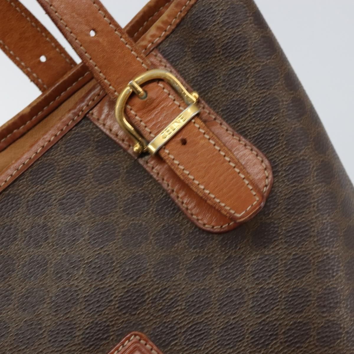 Celine Celine Vintage Macadam Tote bag Canvas Size ONE SIZE - 16 Thumbnail