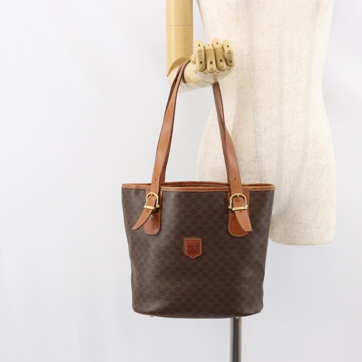 Celine Celine Vintage Macadam Tote bag Canvas Size ONE SIZE - 13 Thumbnail