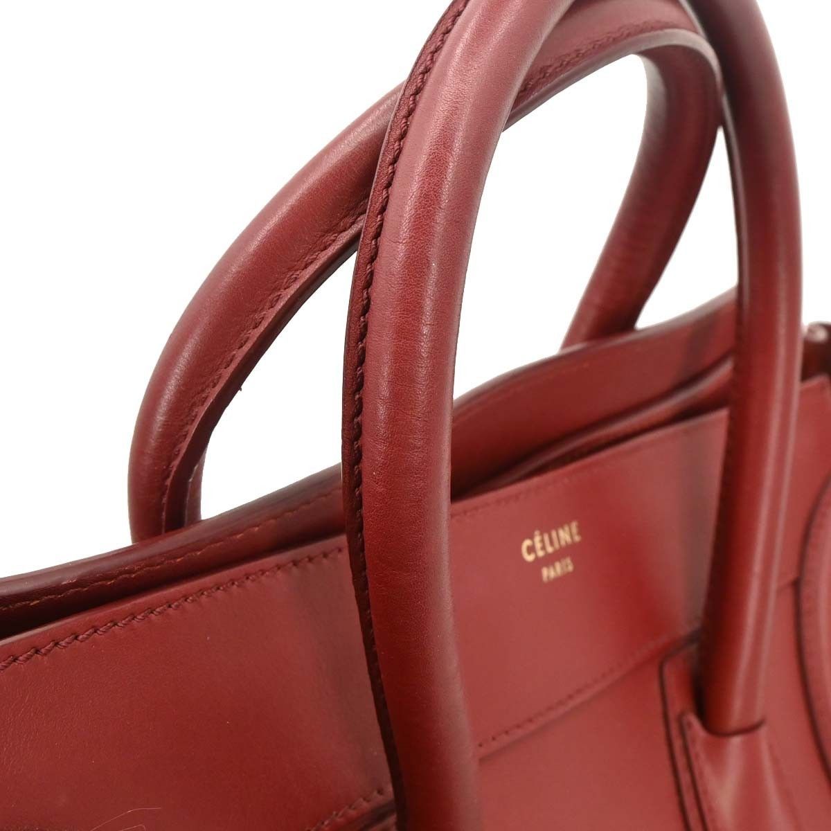 Celine Celine Luggage Bag Smooth Leather Size ONE SIZE - 6 Thumbnail