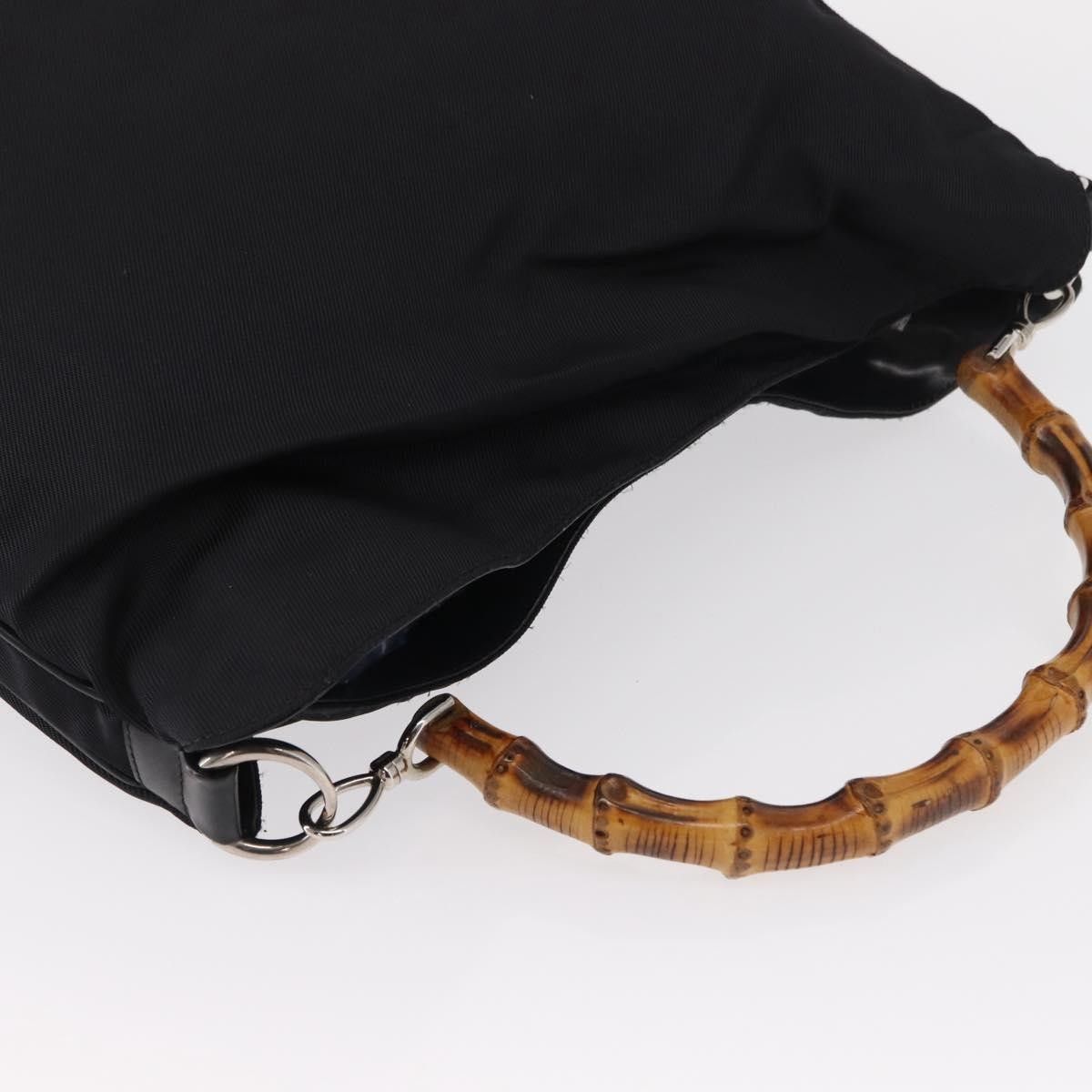 Gucci Gucci Vintage Bamboo Shoulder Bag Nylon Size ONE SIZE - 8 Thumbnail