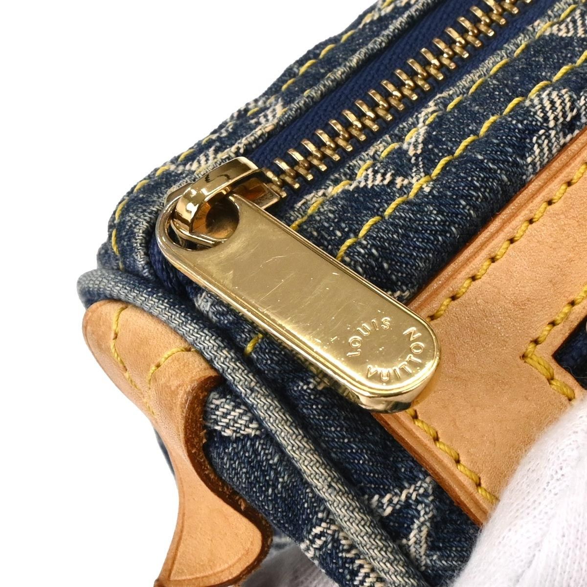 Louis Vuitton Louis Vuitton Neo Speedy Bag Denim Size ONE SIZE - 9 Thumbnail