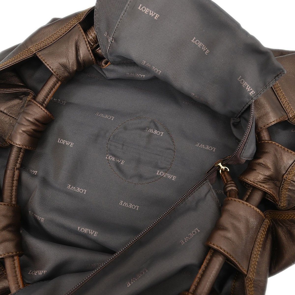 Loewe Loewe Anagram Logo Nappa Aire Hand Bag Leather Size ONE SIZE - 3 Thumbnail