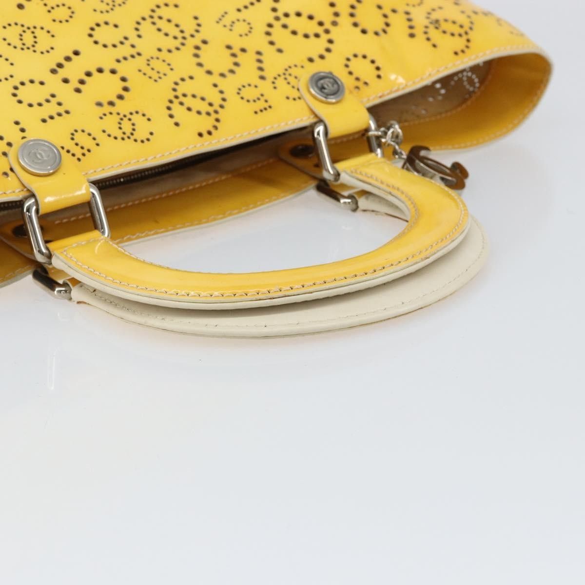 Chanel Chanel CC No.5 Shopping Tote Perforated Patent Size ONE SIZE - 8 Thumbnail