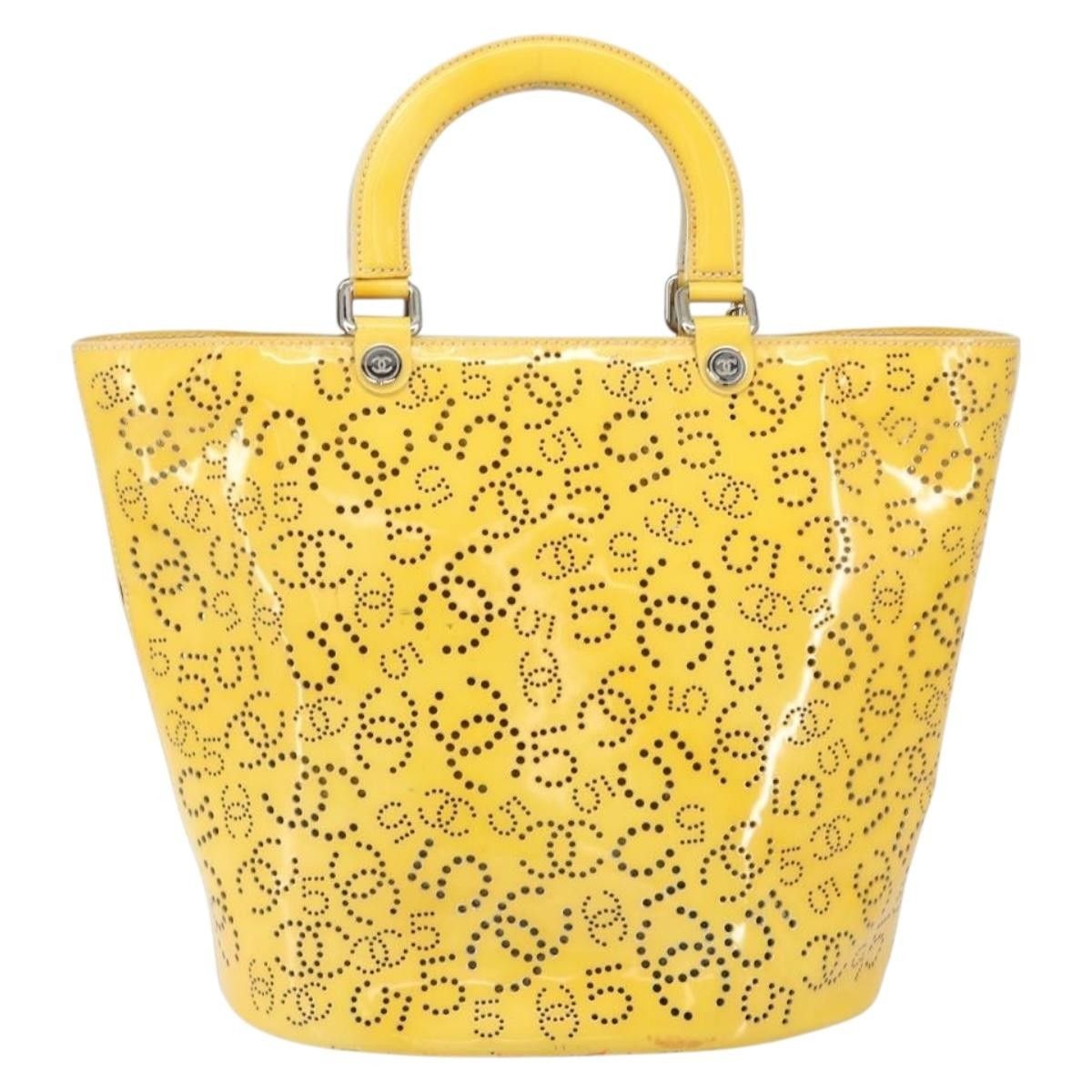 Chanel Chanel CC No.5 Shopping Tote Perforated Patent Size ONE SIZE - 2 Thumbnail