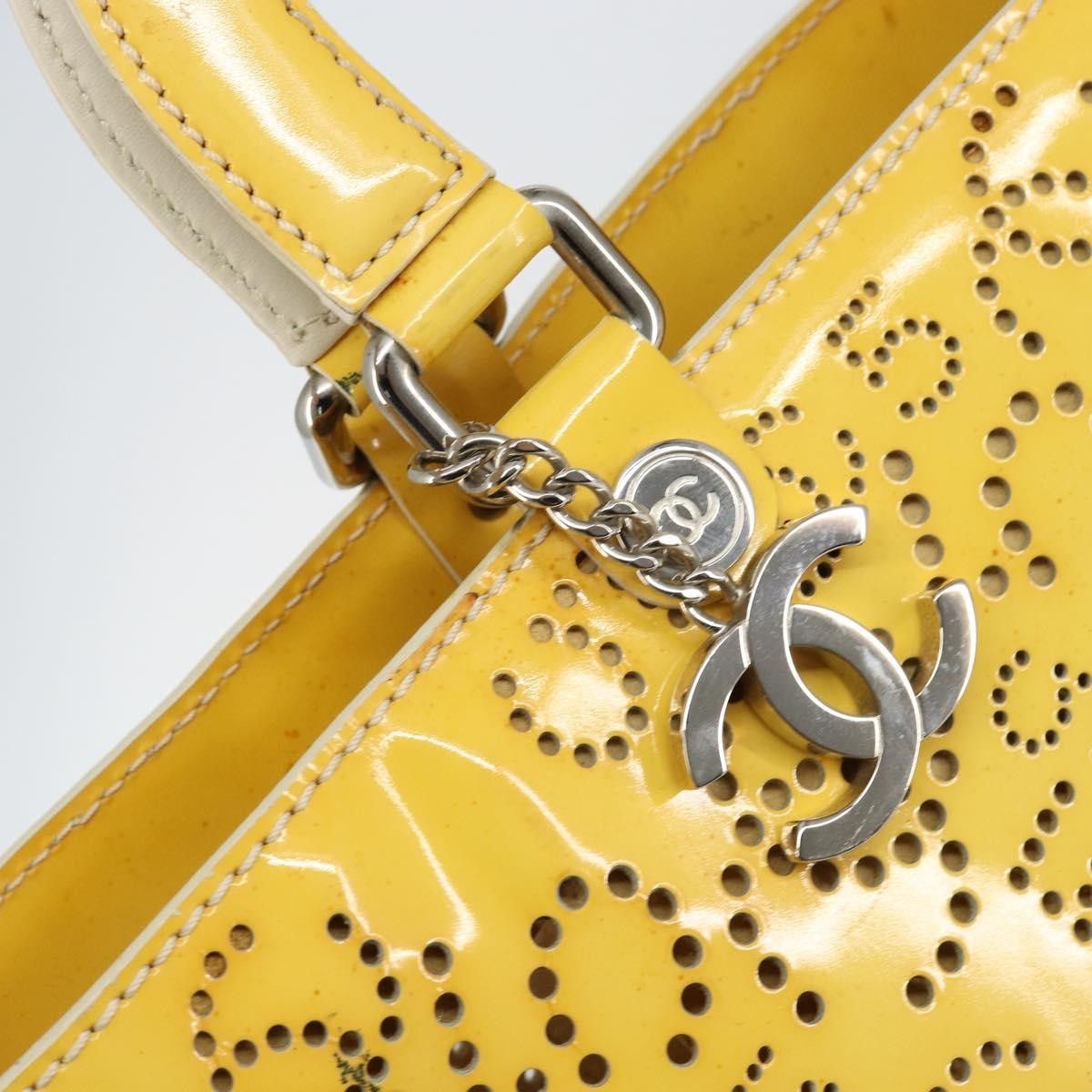 Chanel Chanel CC No.5 Shopping Tote Perforated Patent Size ONE SIZE - 13 Thumbnail