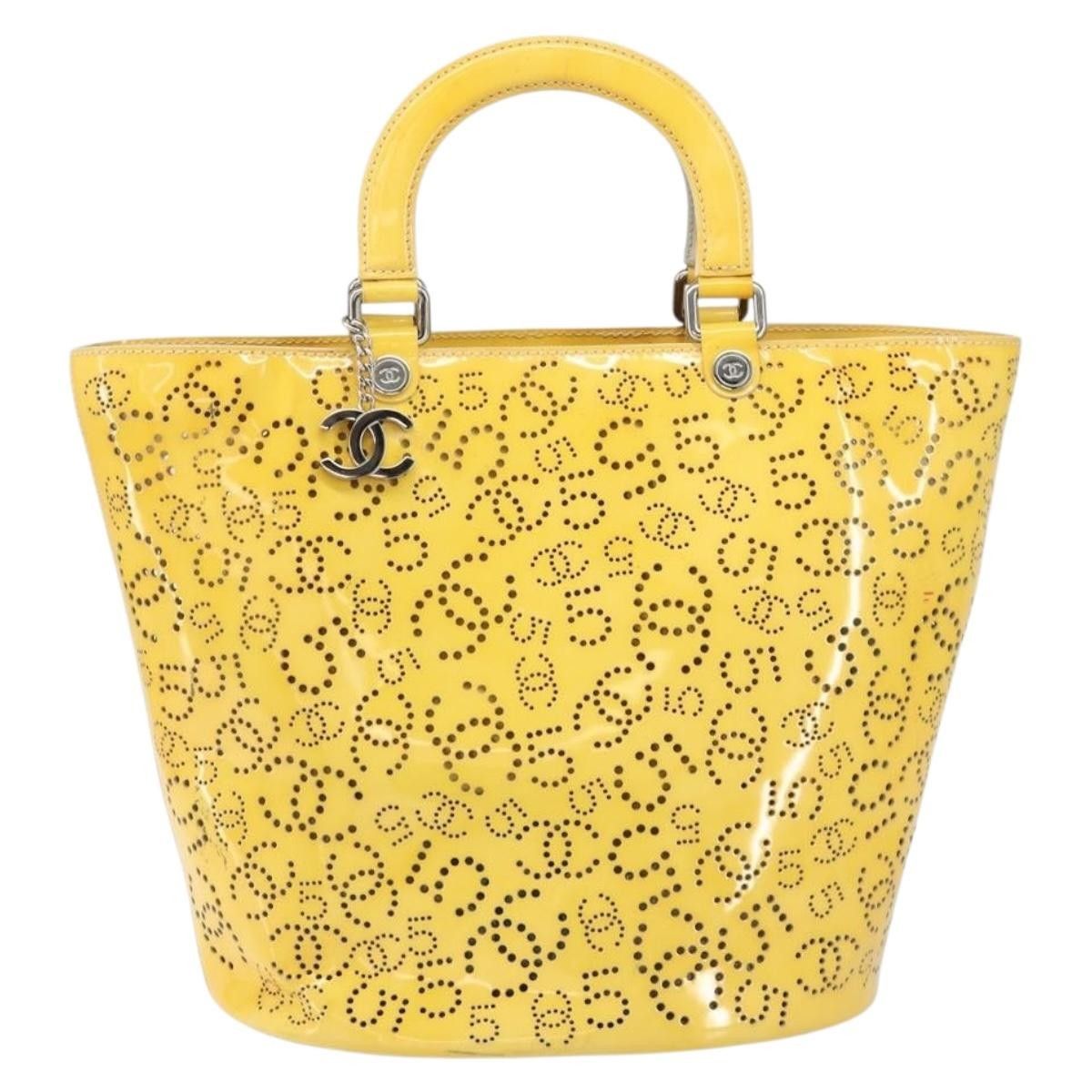 Chanel Chanel CC No.5 Shopping Tote Perforated Patent Size ONE SIZE - 19 Thumbnail