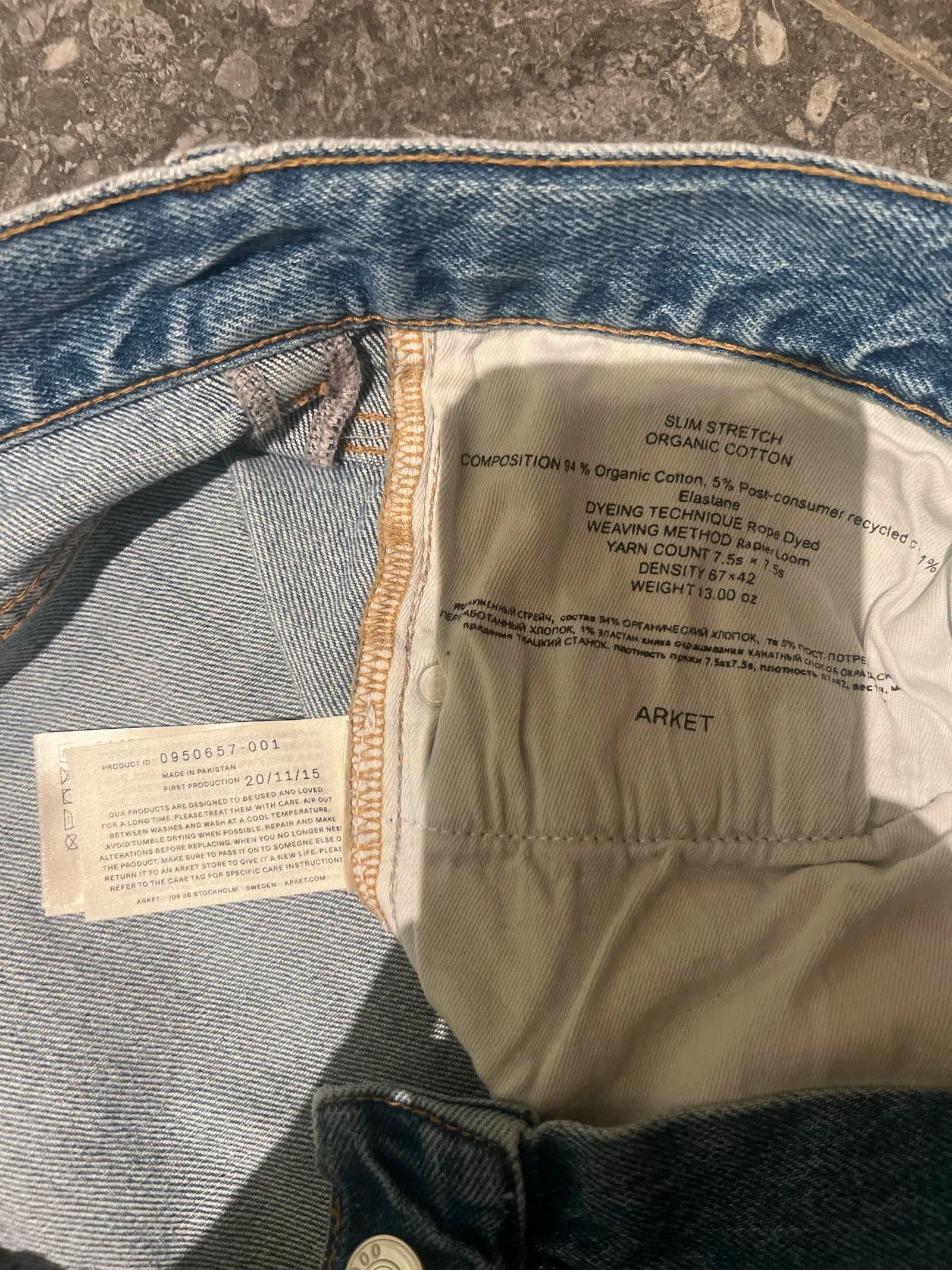 Arket Arket Slim stretch organic cotton Jeans Size US 31 - 2 Thumbnail