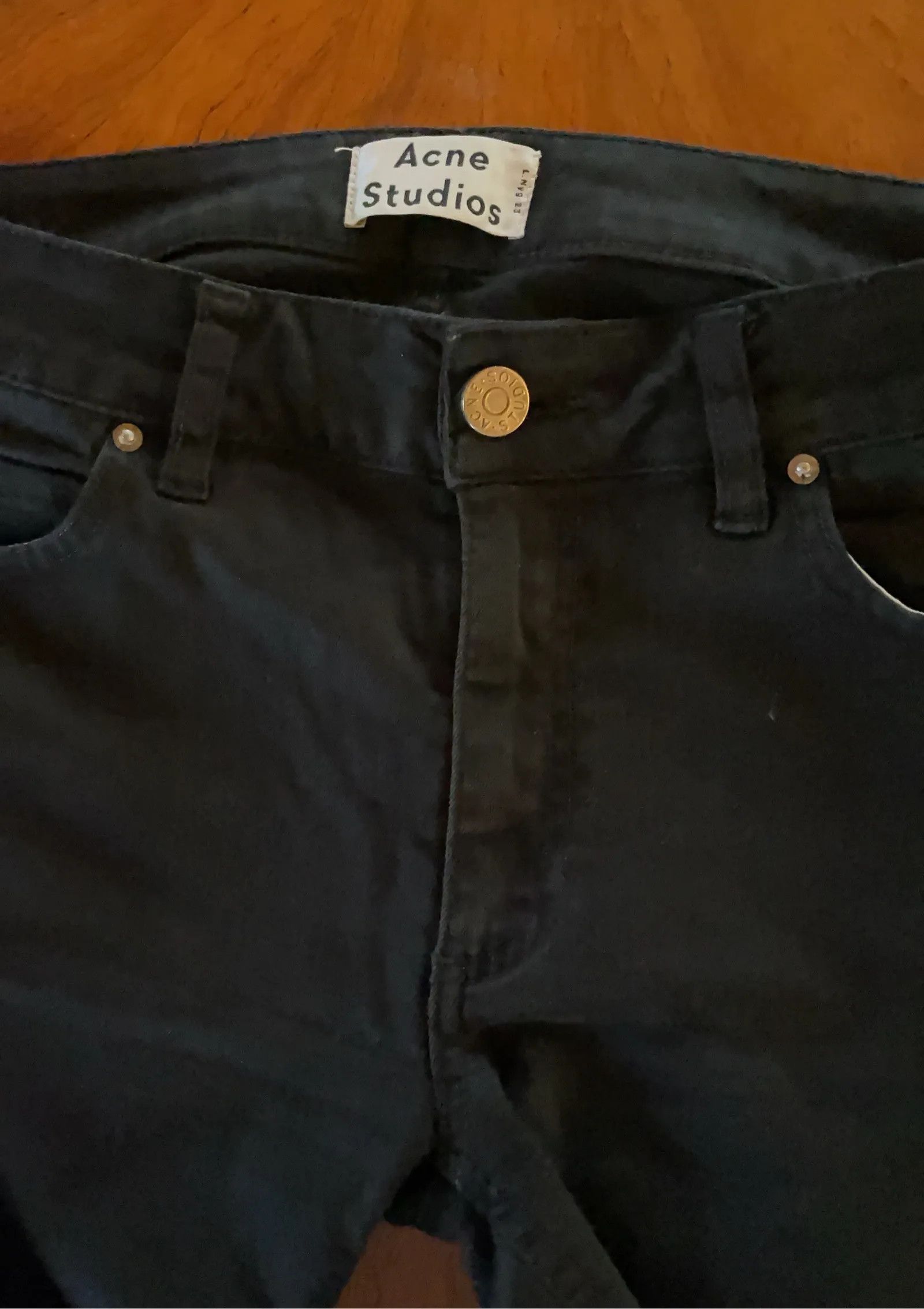 Acne Studios Acne Studios Jet black Jeans Size 27" / US 4 / IT 40 - 5 Thumbnail