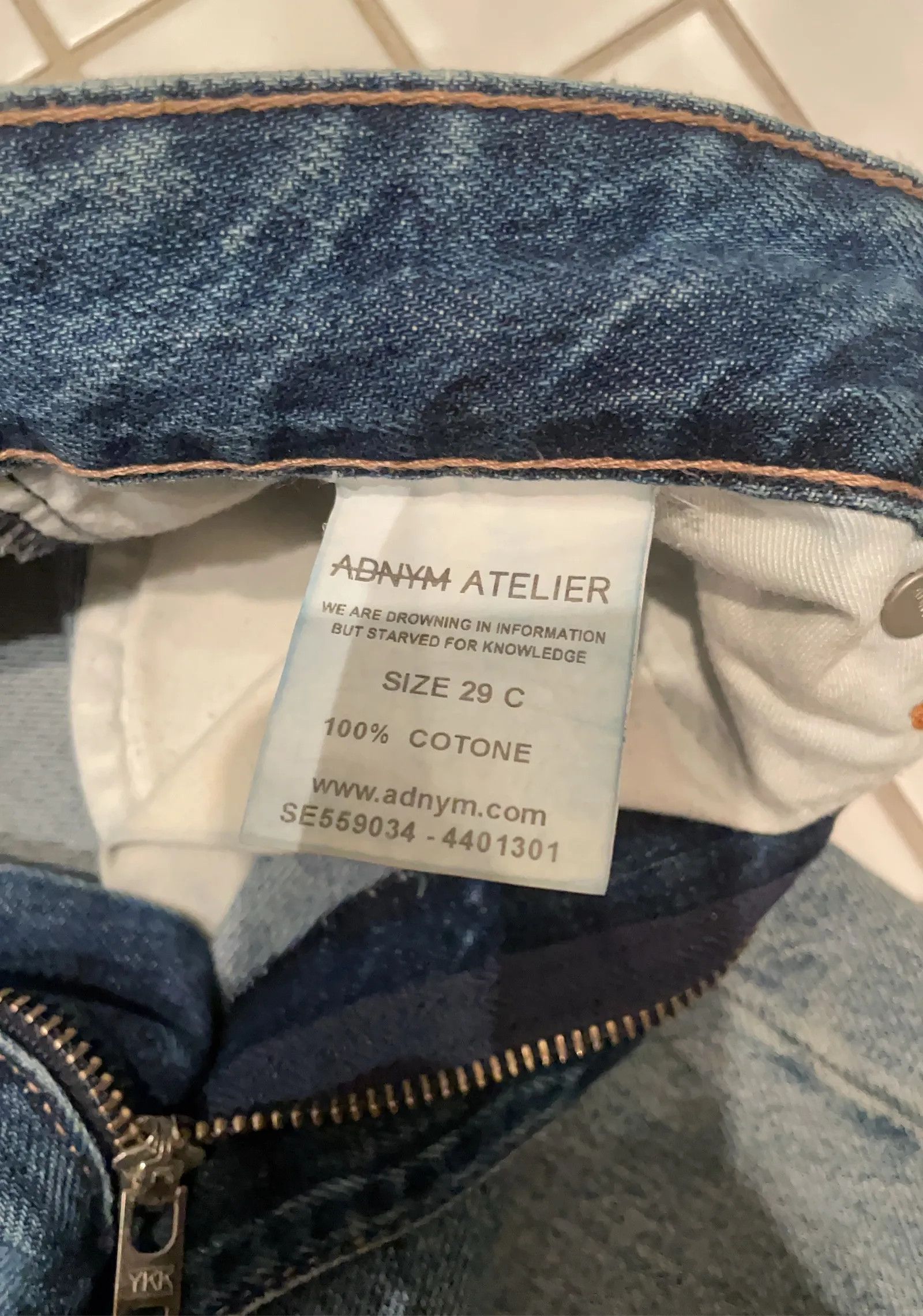 ADNYM ATELIER Adnym Atelier Jeans Size US 29 - 3 Thumbnail