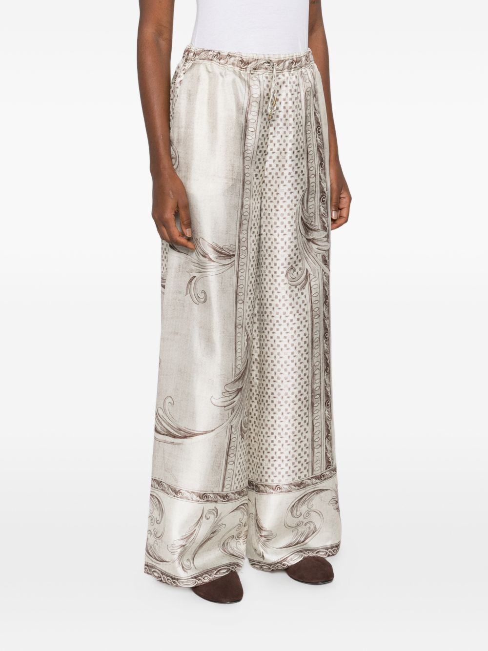 Max Mara SILK TROUSERS Size 27" / US 4 / IT 40 - 2 Thumbnail