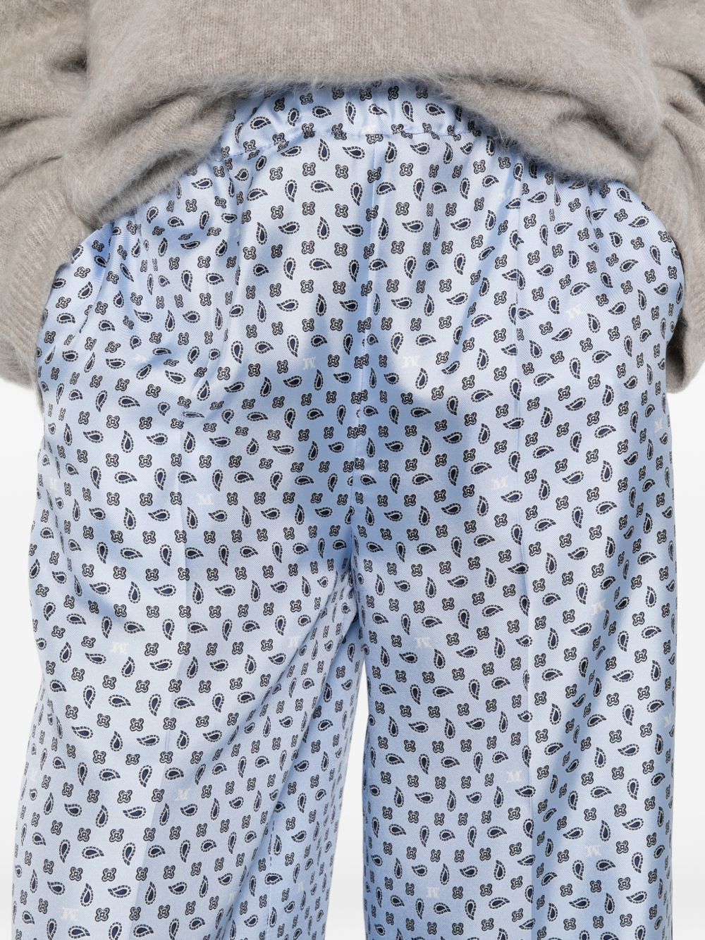 Max Mara SILK TROUSERS Size 28" / US 6 / IT 42 - 3 Thumbnail