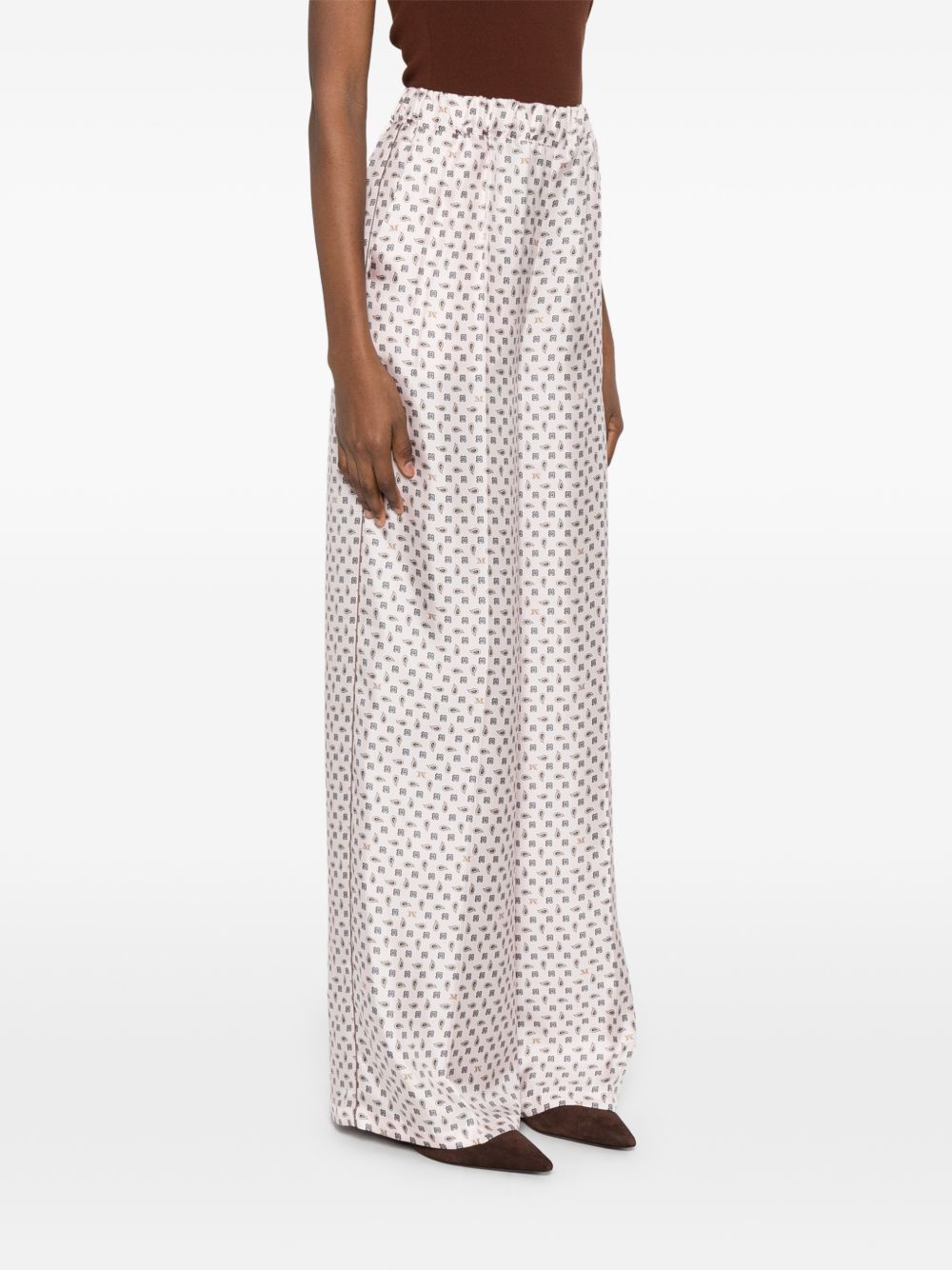 Max Mara SILK TROUSERS Size 28" / US 6 / IT 42 - 5 Thumbnail