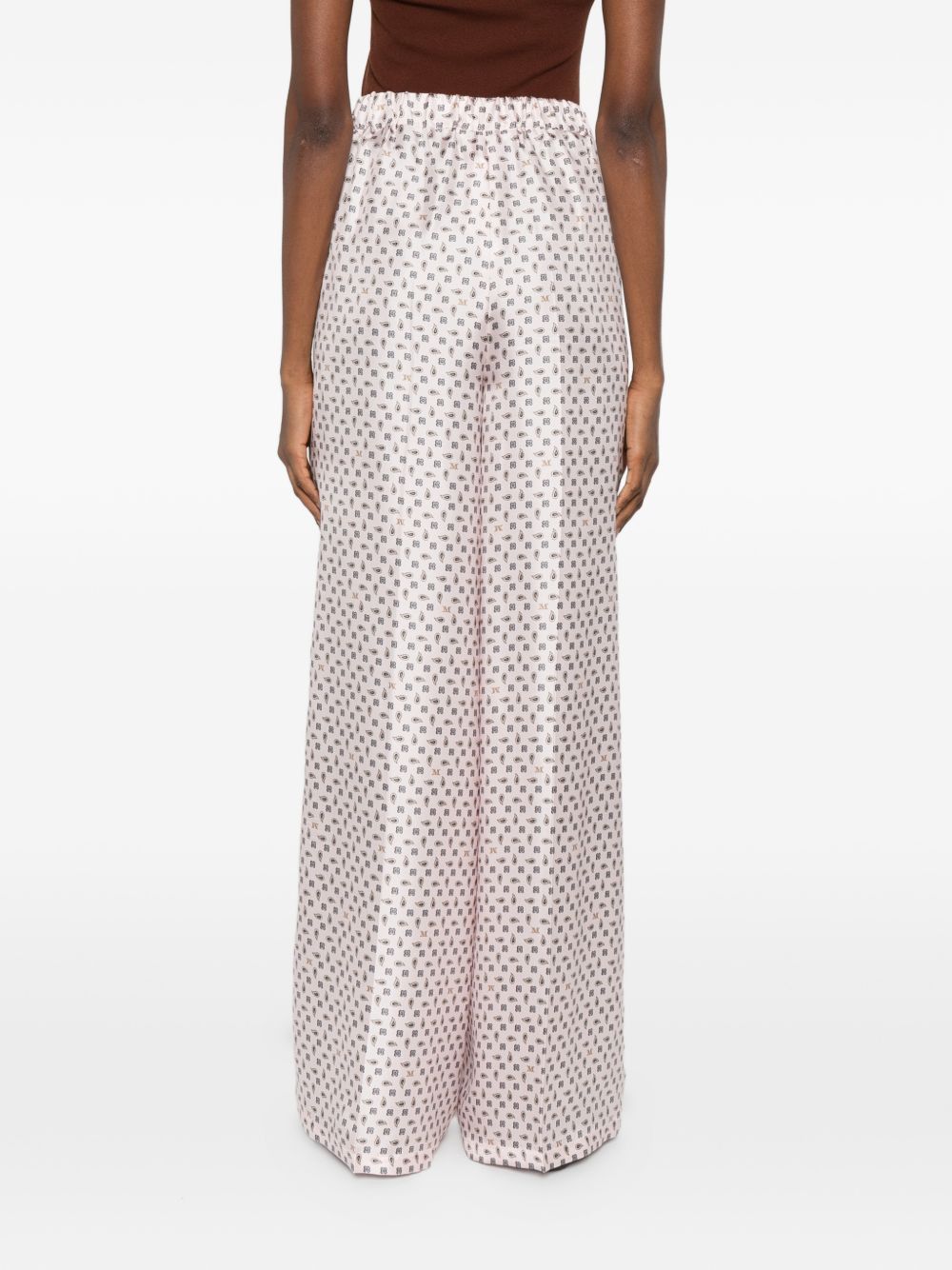 Max Mara SILK TROUSERS Size 28" / US 6 / IT 42 - 4 Thumbnail