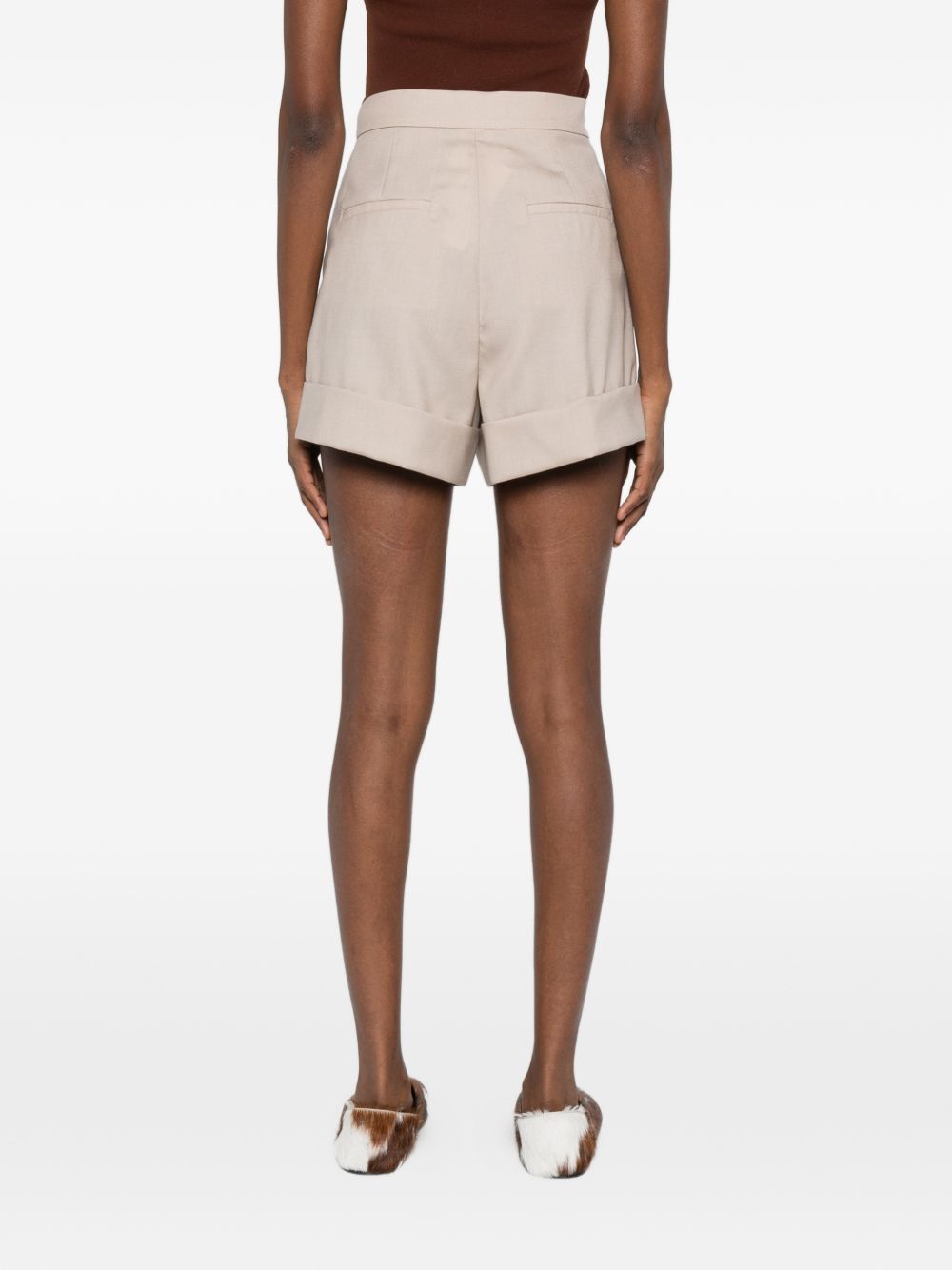 Max Mara WOOL SHORTS Size 28" / US 6 / IT 42 - 4 Thumbnail