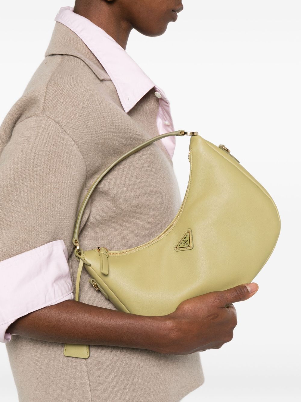 Prada LEATHER SHOULDER BAG Size ONE SIZE - 4 Thumbnail