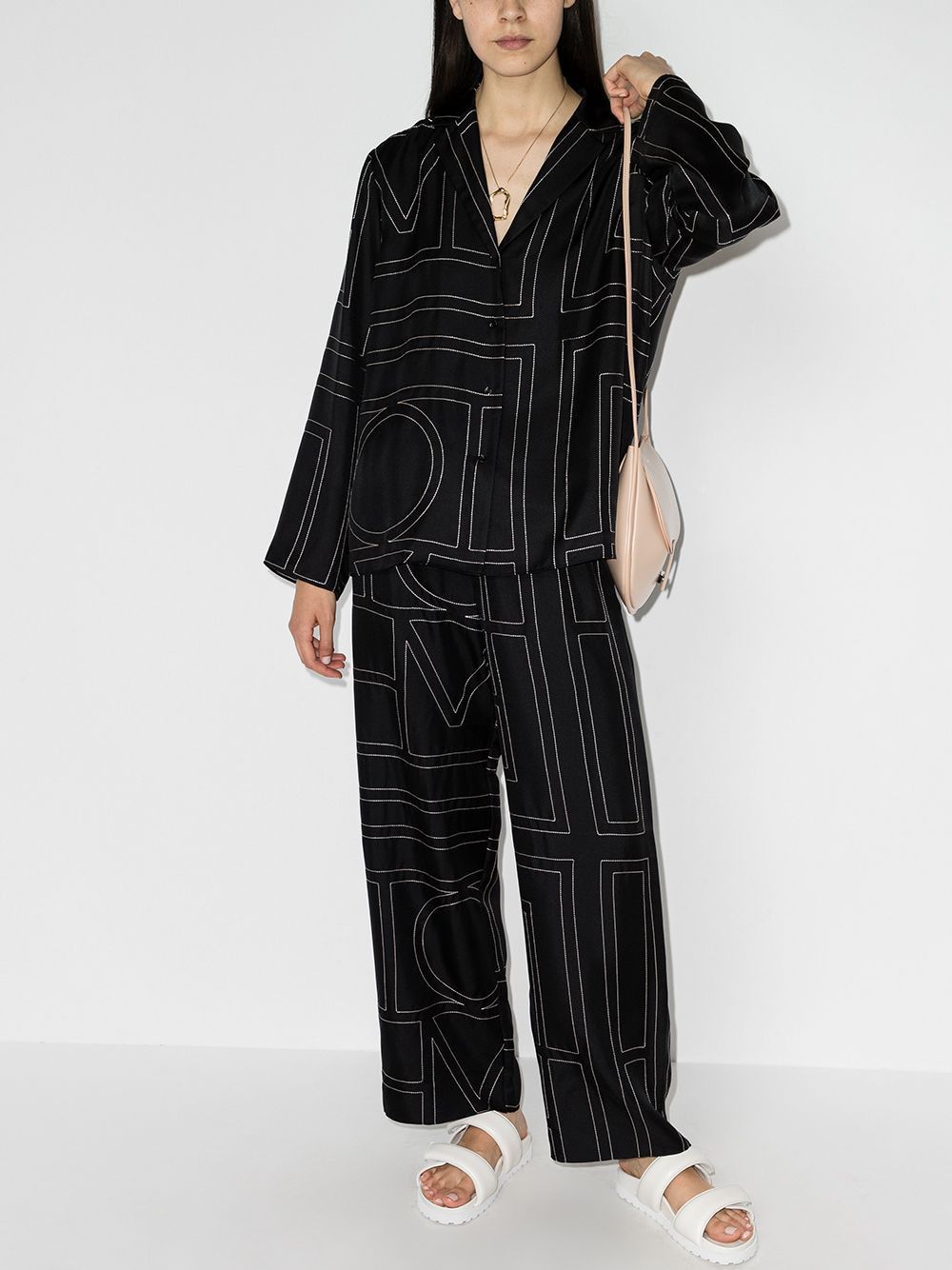 Toteme SILK PAJAMA SHIRT Size XS / US 0-2 / IT 36-38 - 4 Thumbnail