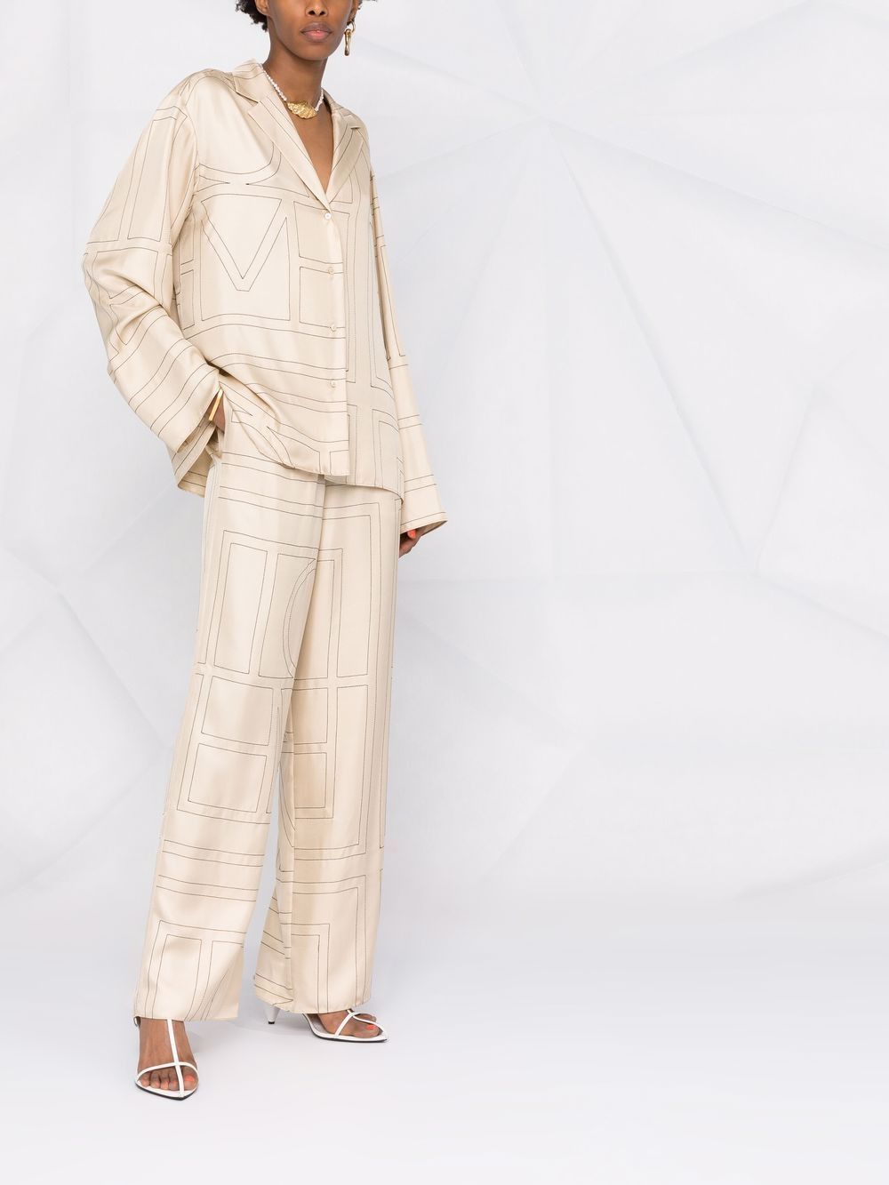 Toteme SILK PAJAMA SHIRT Size XS / US 0-2 / IT 36-38 - 2 Thumbnail