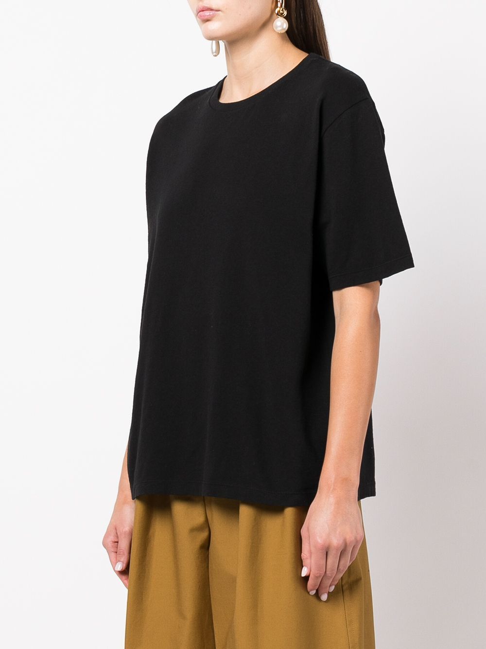 KHAITE COTTON T-SHIRT Size L / US 10 / IT 46 - 4 Thumbnail