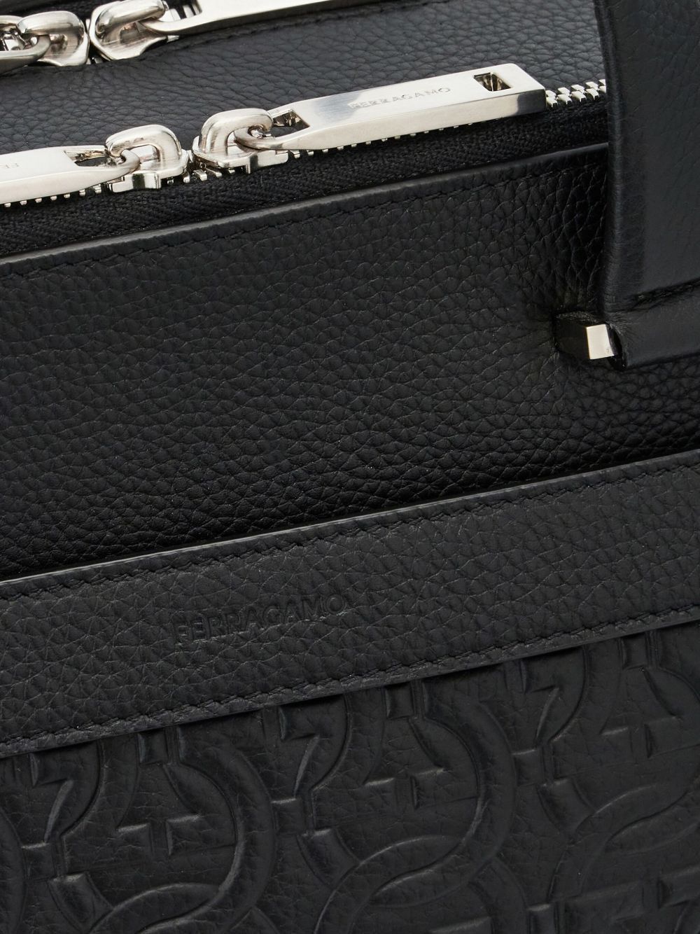 Salvatore Ferragamo GANCINI LEATHER HANDBAG Size ONE SIZE - 6 Thumbnail
