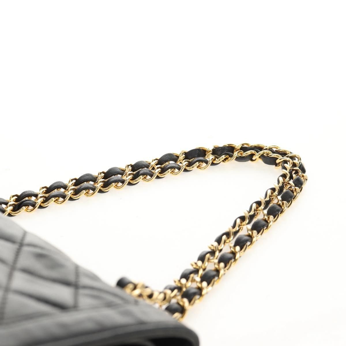 Chanel Chanel Vintage Two Tone CC Flap Bag Quilted Lambskin Size ONE SIZE - 17 Thumbnail