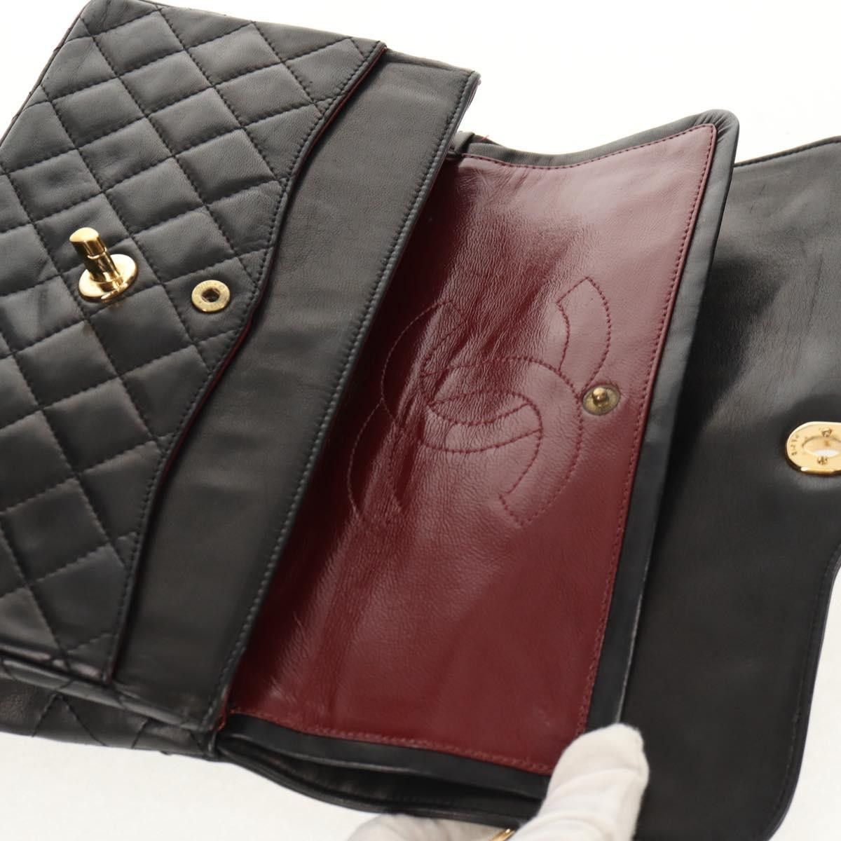 Chanel Chanel Vintage Two Tone CC Flap Bag Quilted Lambskin Size ONE SIZE - 22 Thumbnail