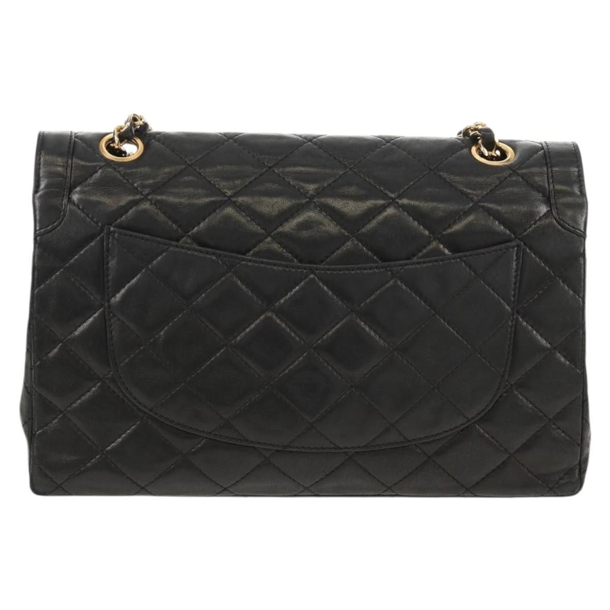 Chanel Chanel Vintage Two Tone CC Flap Bag Quilted Lambskin Size ONE SIZE - 2 Thumbnail