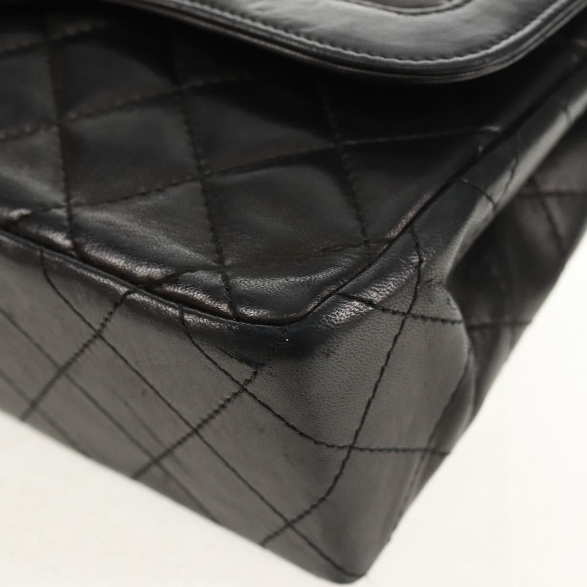 Chanel Chanel Vintage Two Tone CC Flap Bag Quilted Lambskin Size ONE SIZE - 10 Thumbnail