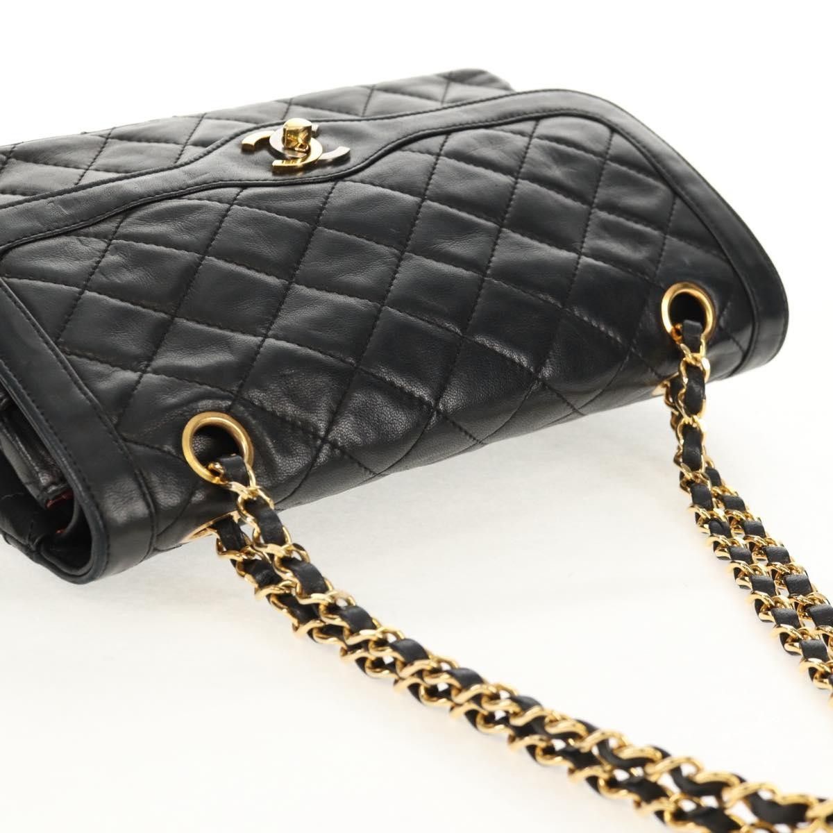 Chanel Chanel Vintage Two Tone CC Flap Bag Quilted Lambskin Size ONE SIZE - 16 Thumbnail