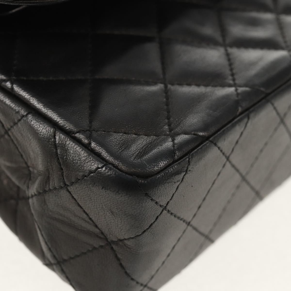 Chanel Chanel Vintage Two Tone CC Flap Bag Quilted Lambskin Size ONE SIZE - 9 Thumbnail