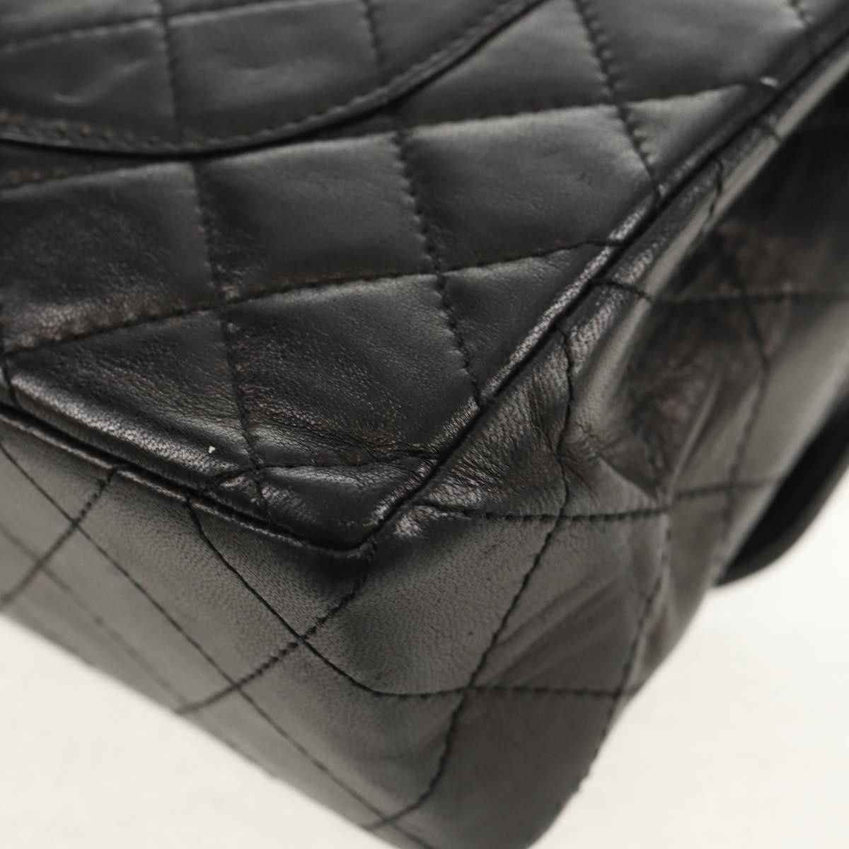 Chanel Chanel Vintage Two Tone CC Flap Bag Quilted Lambskin Size ONE SIZE - 12 Thumbnail