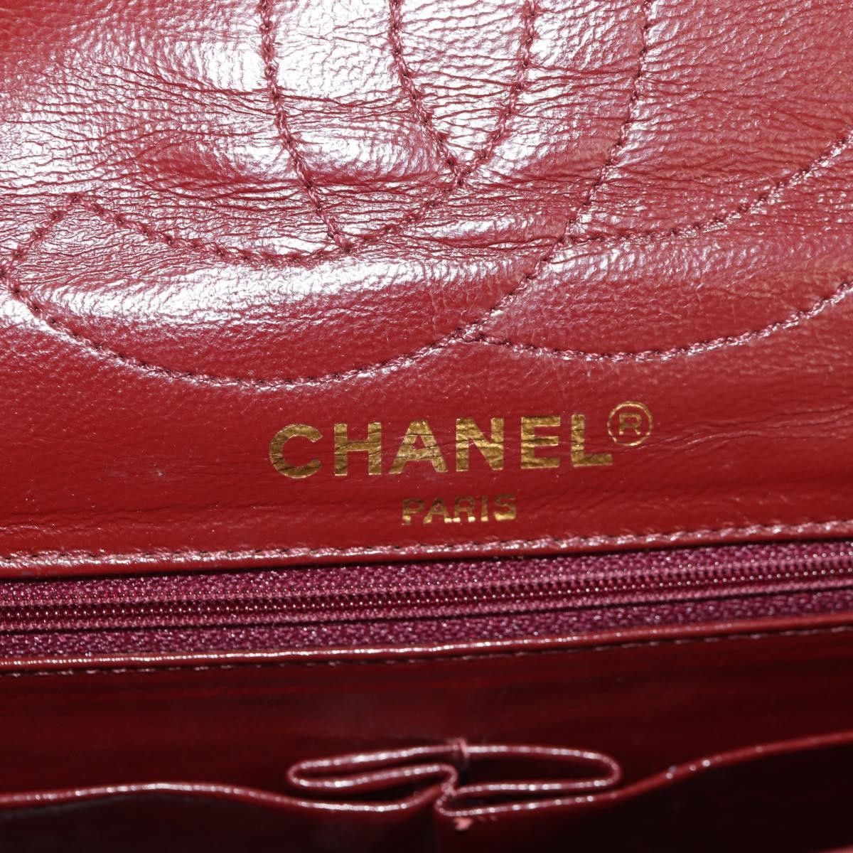 Chanel Chanel Vintage Two Tone CC Flap Bag Quilted Lambskin Size ONE SIZE - 6 Thumbnail
