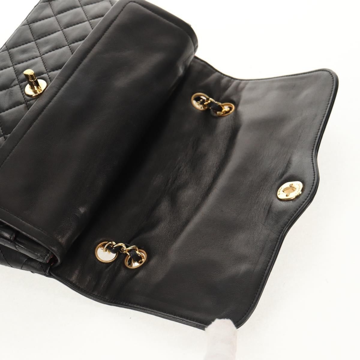 Chanel Chanel Vintage Two Tone CC Flap Bag Quilted Lambskin Size ONE SIZE - 15 Thumbnail