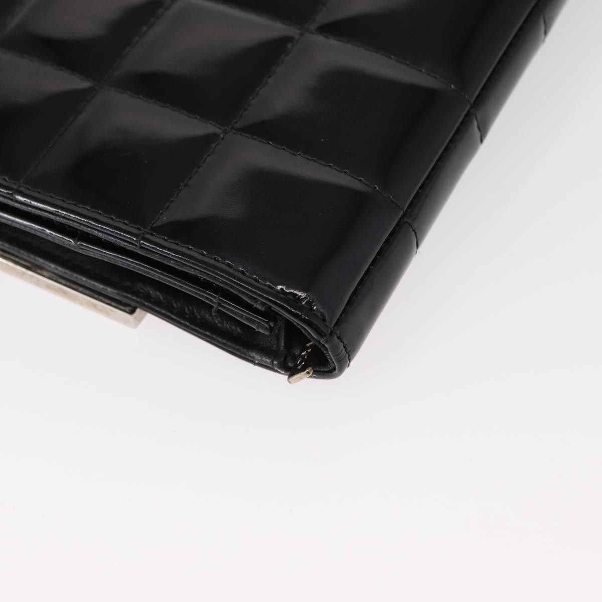 Chanel Chanel Chocolate Bar Chain Clutch Quilted Patent Size ONE SIZE - 10 Thumbnail