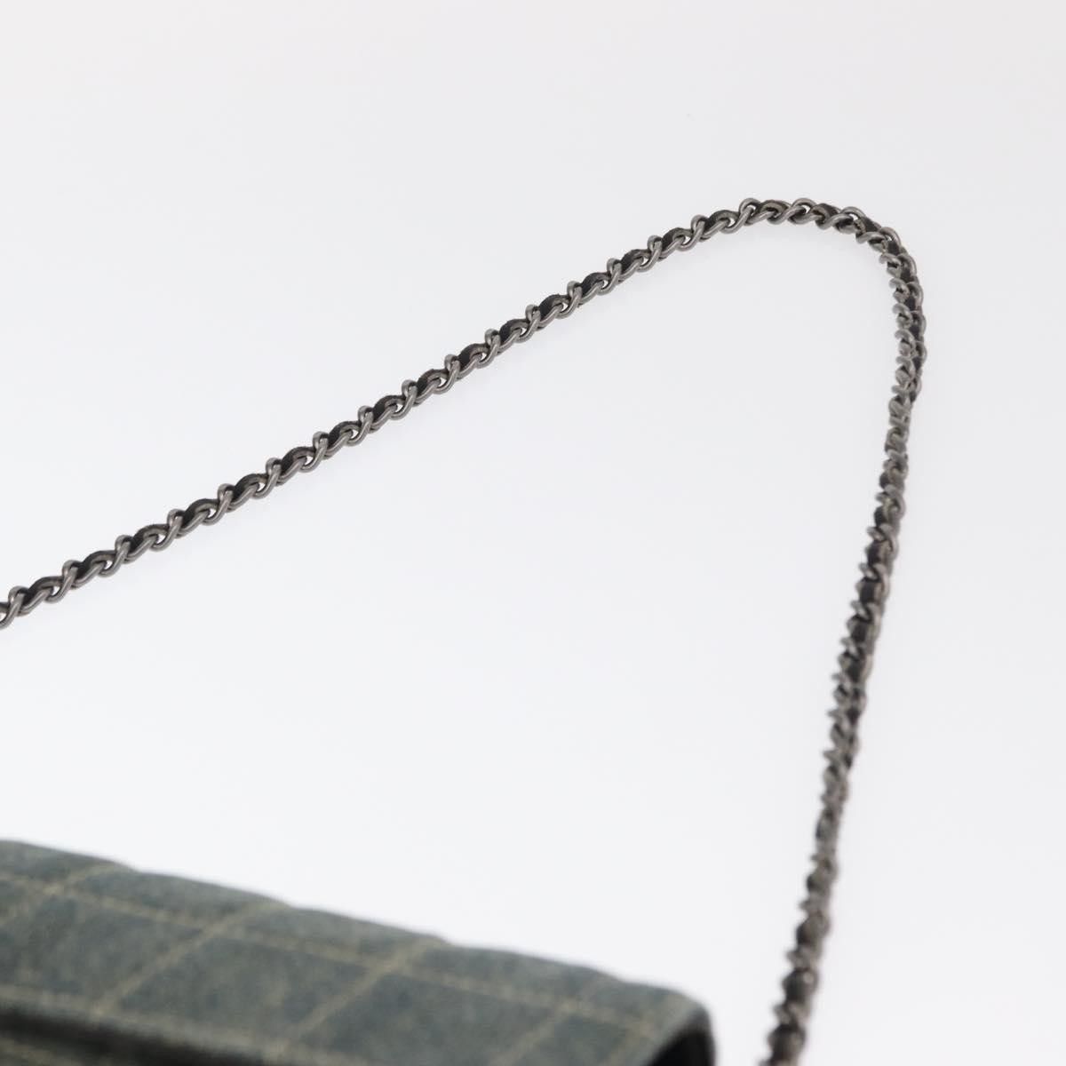 Chanel Chanel Chocolate Bar Flap Bag Quilted Denim Size ONE SIZE - 22 Thumbnail