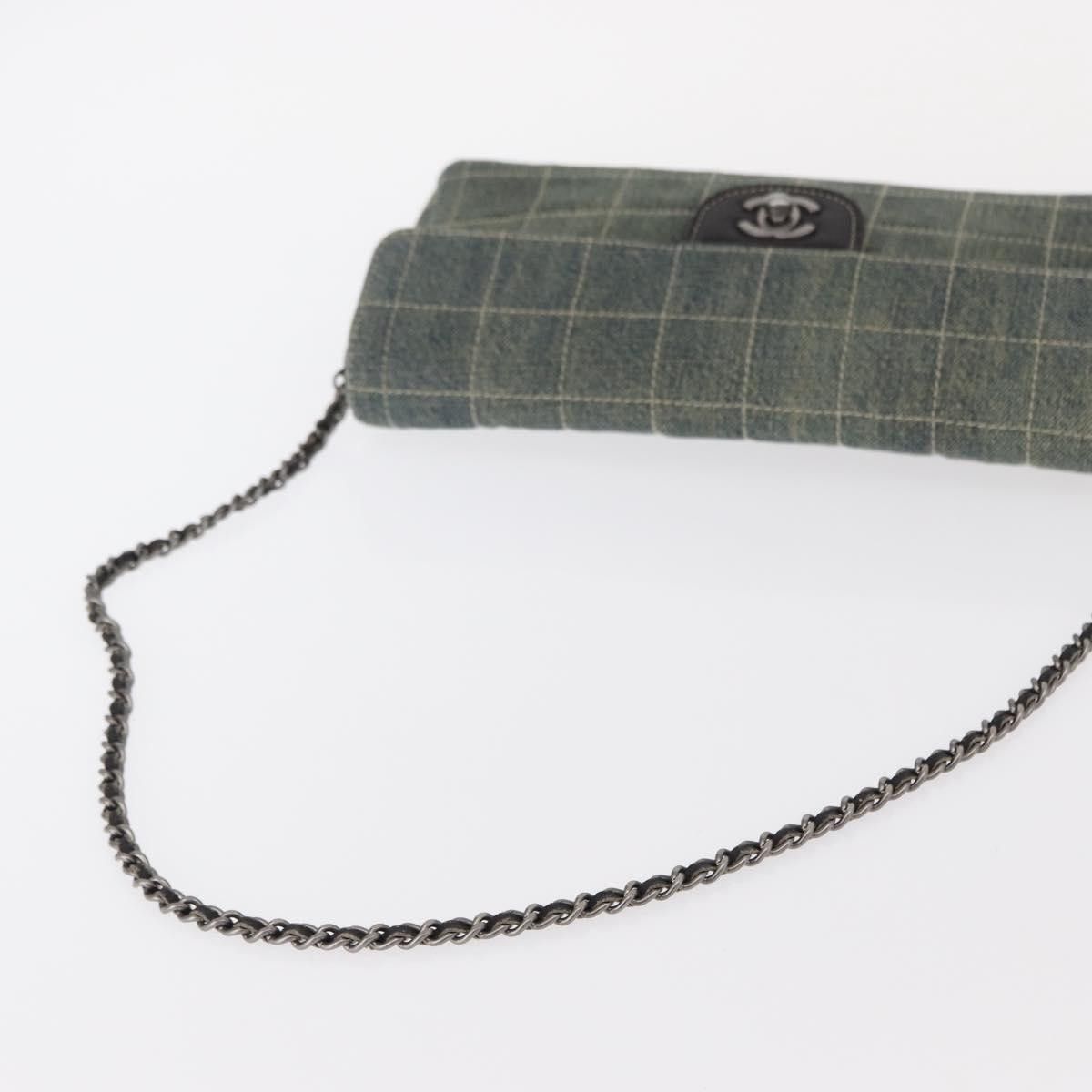 Chanel Chanel Chocolate Bar Flap Bag Quilted Denim Size ONE SIZE - 8 Thumbnail