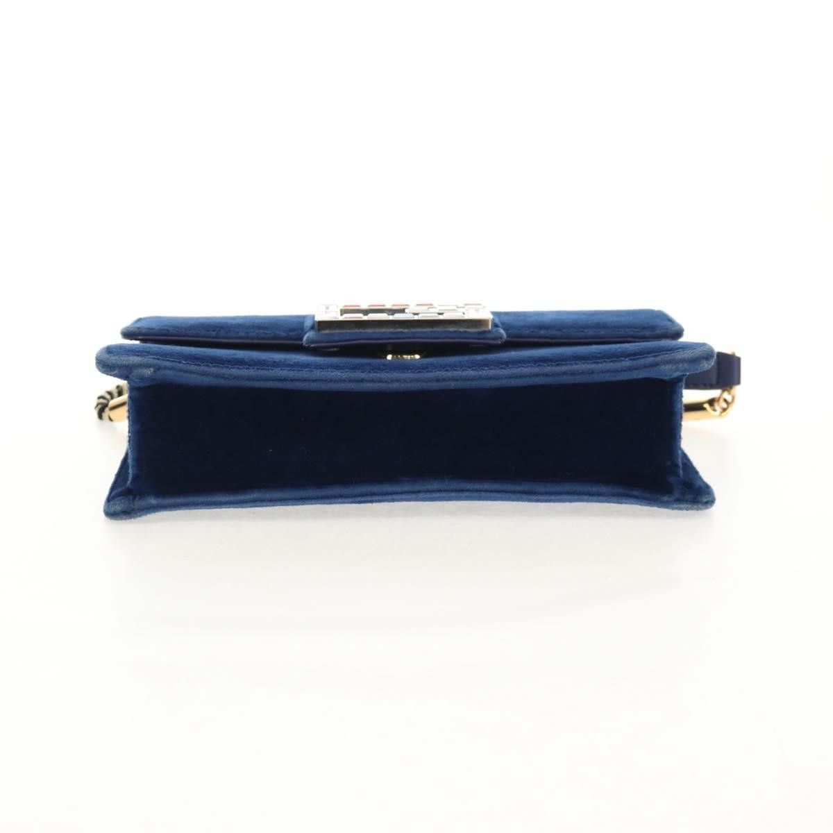 Gucci Gucci G Broadway Shoulder Bag Velvet with Crystals Size ONE SIZE - 17 Thumbnail
