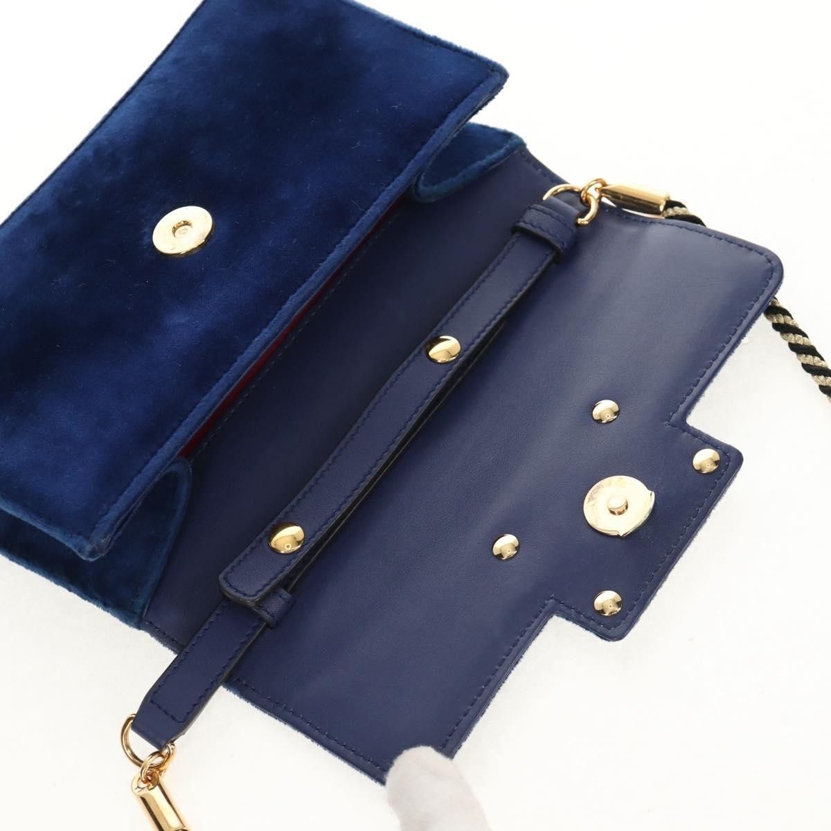 Gucci Gucci G Broadway Shoulder Bag Velvet with Crystals Size ONE SIZE - 21 Thumbnail