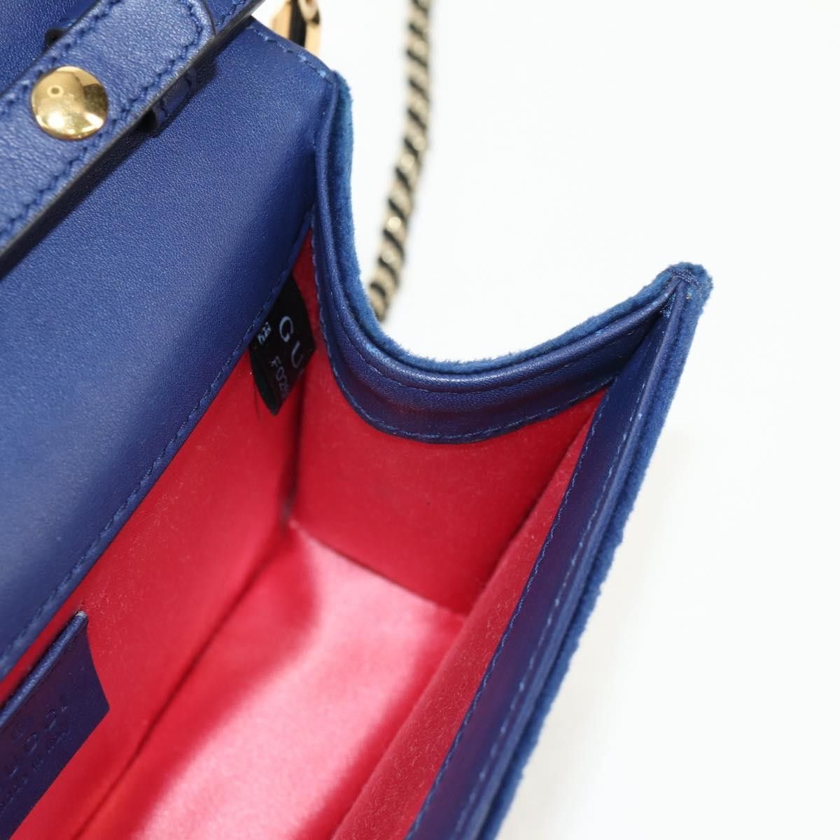 Gucci Gucci G Broadway Shoulder Bag Velvet with Crystals Size ONE SIZE - 22 Thumbnail