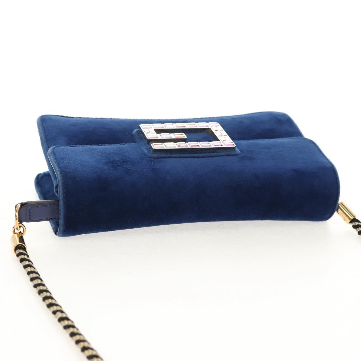 Gucci Gucci G Broadway Shoulder Bag Velvet with Crystals Size ONE SIZE - 18 Thumbnail