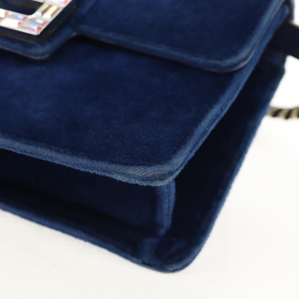 Gucci Gucci G Broadway Shoulder Bag Velvet with Crystals Size ONE SIZE - 11 Thumbnail