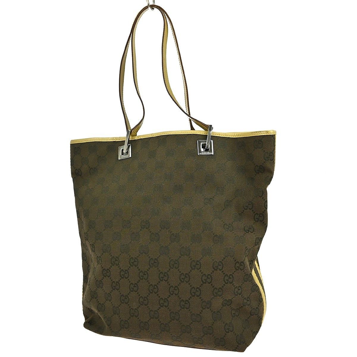 Gucci Gucci Vintage Bucket Shopping Tote GG Canvas Size ONE SIZE - 2 Thumbnail