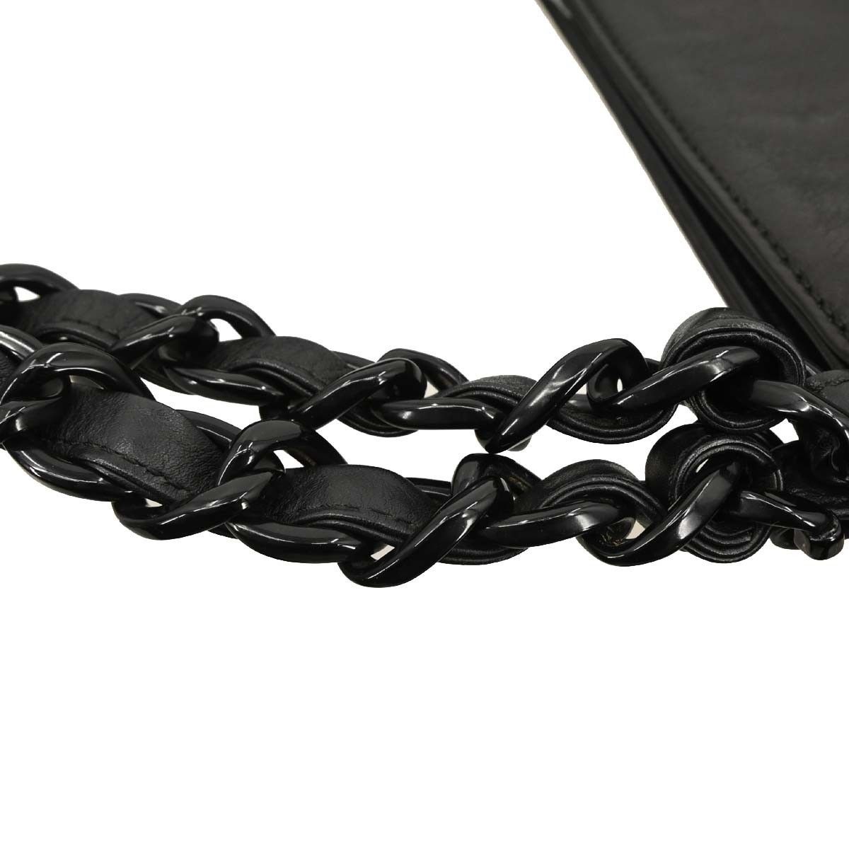 Chanel Chanel Vintage CC Resin Chain Tote Leather Size ONE SIZE - 6 Thumbnail